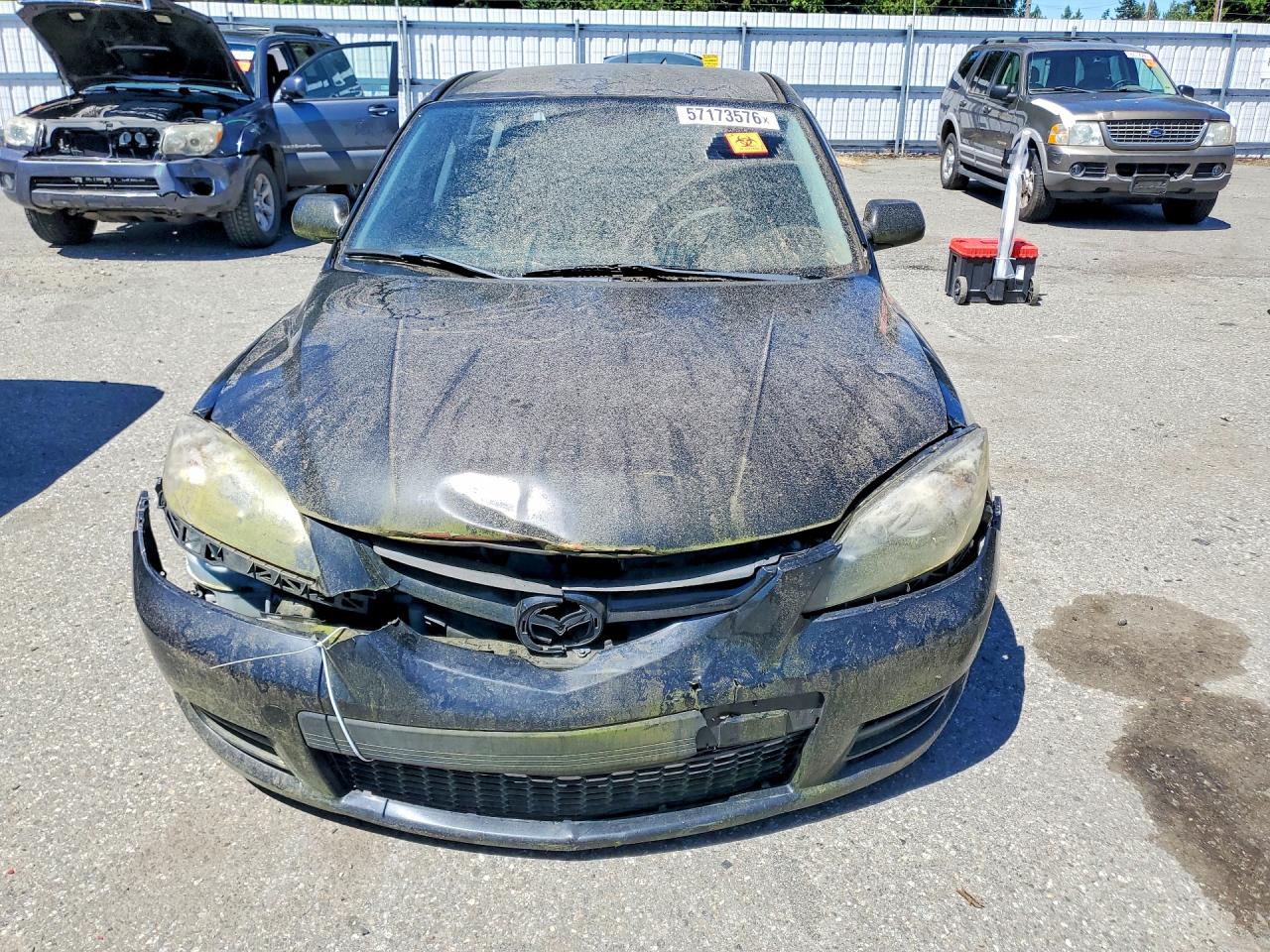 2008 Mazda Speed 3 Black vin: JM1BK34L381806882