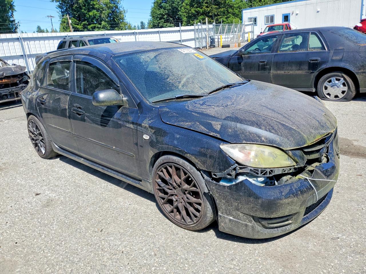 2008 Mazda Speed 3 Black vin: JM1BK34L381806882