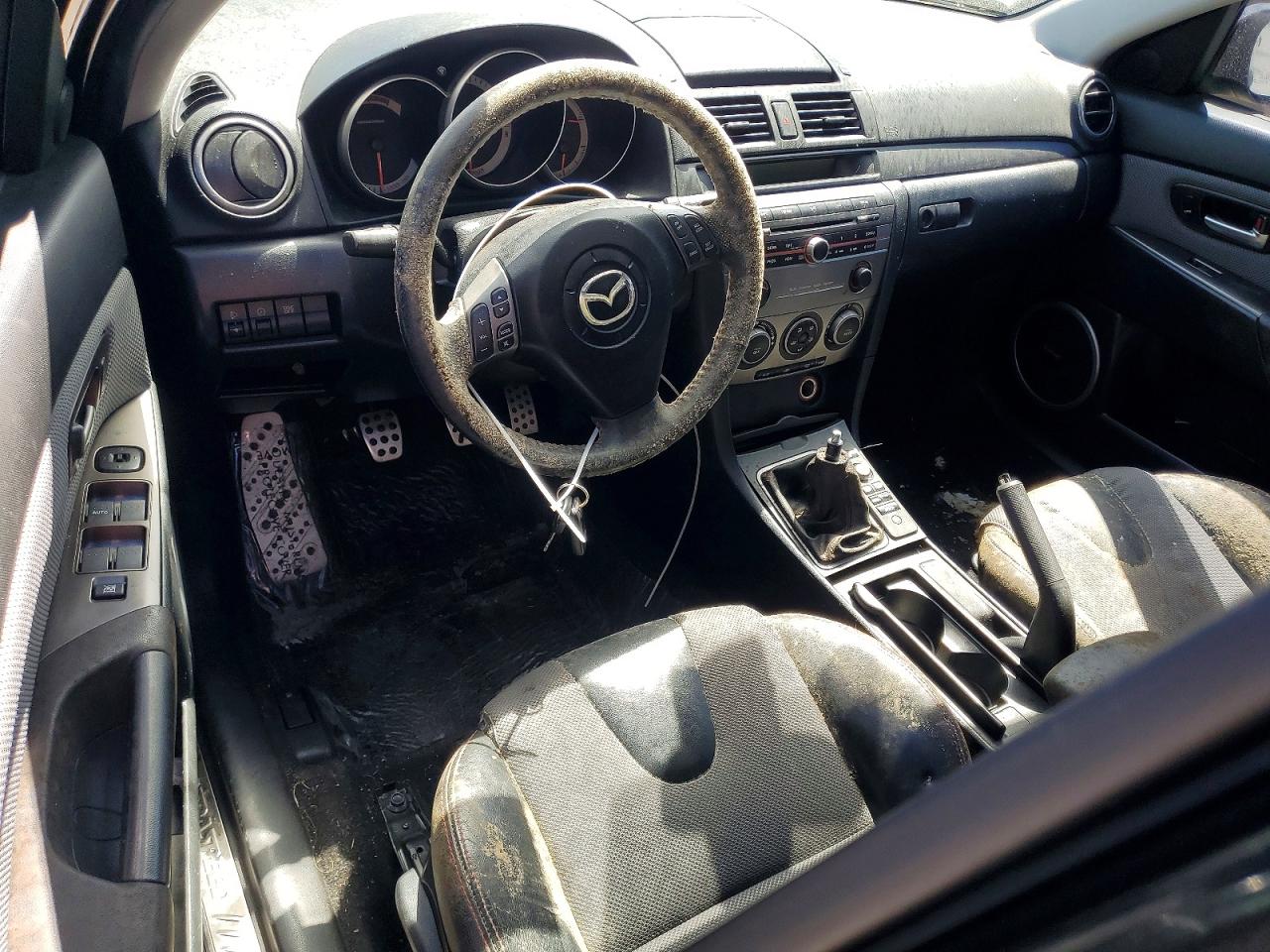 2008 Mazda Speed 3 Black vin: JM1BK34L381806882