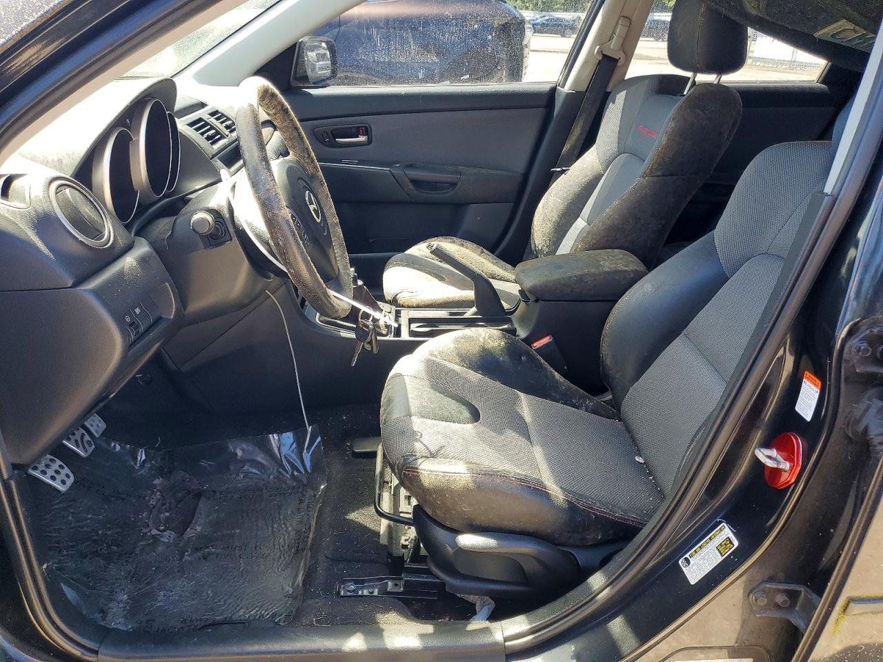 2008 Mazda Speed 3 Black vin: JM1BK34L381806882
