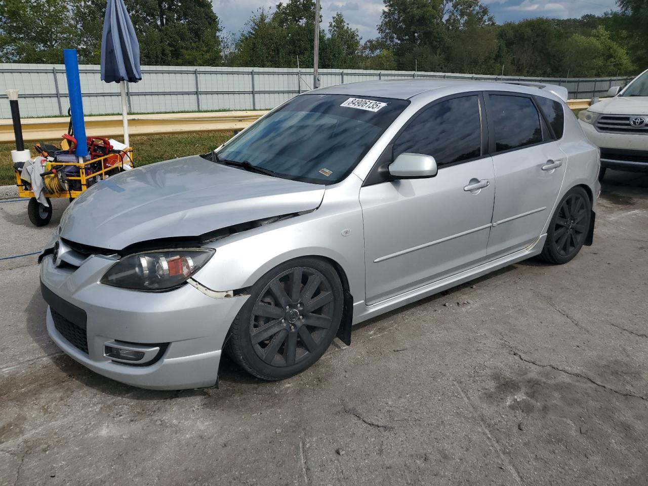 2008 Mazda Speed 3 Silver vin: JM1BK34L381834634