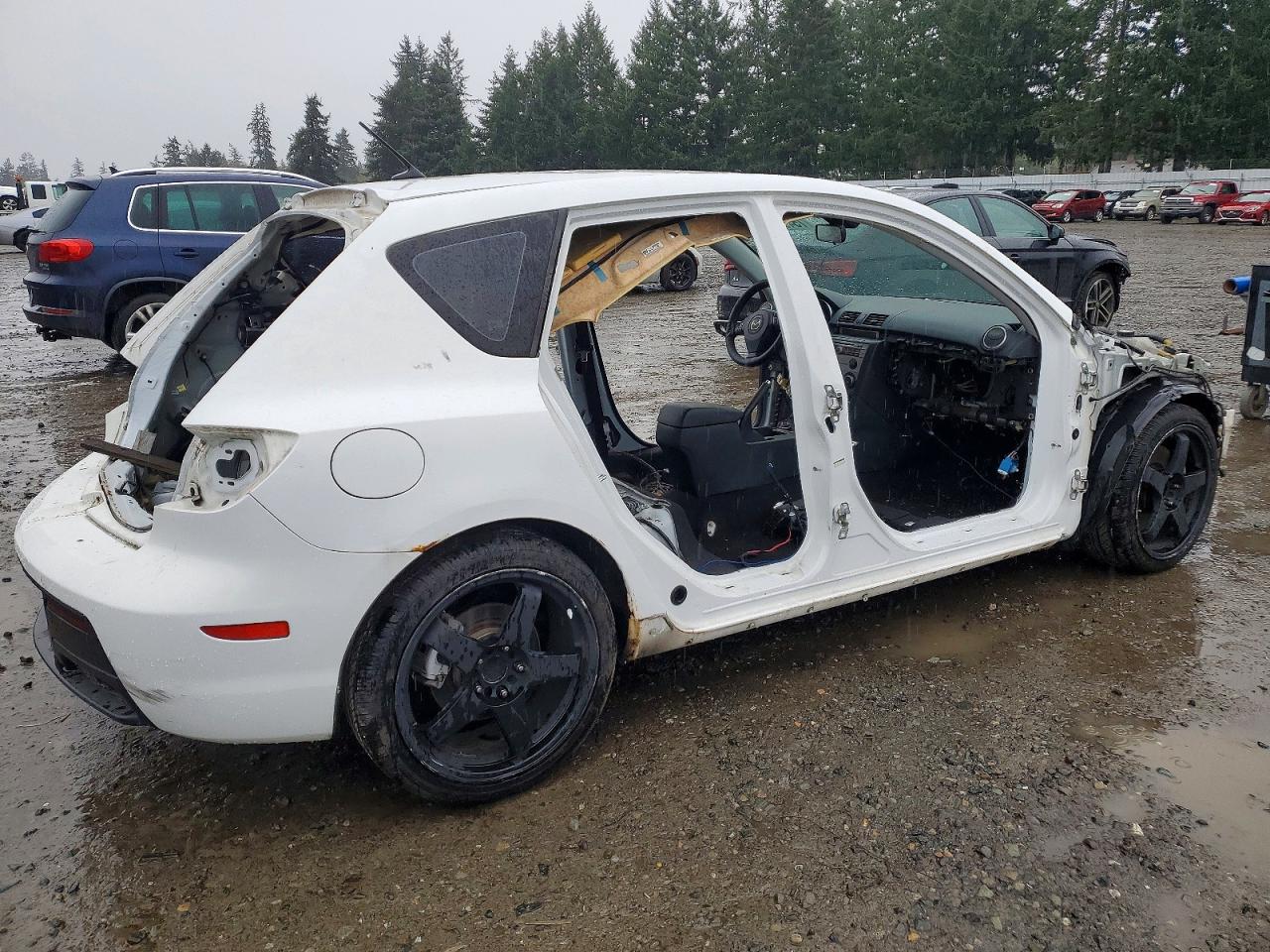 2008 Mazda Speed 3 Белый vin: JM1BK34L481782074