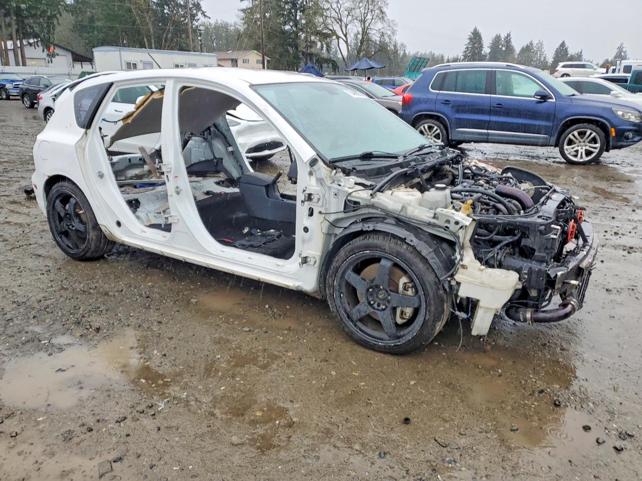 2008 Mazda Speed 3 Белый vin: JM1BK34L481782074