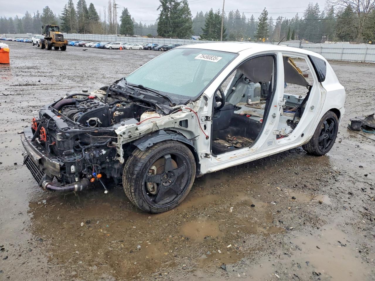2008 Mazda Speed 3 Белый vin: JM1BK34L481782074