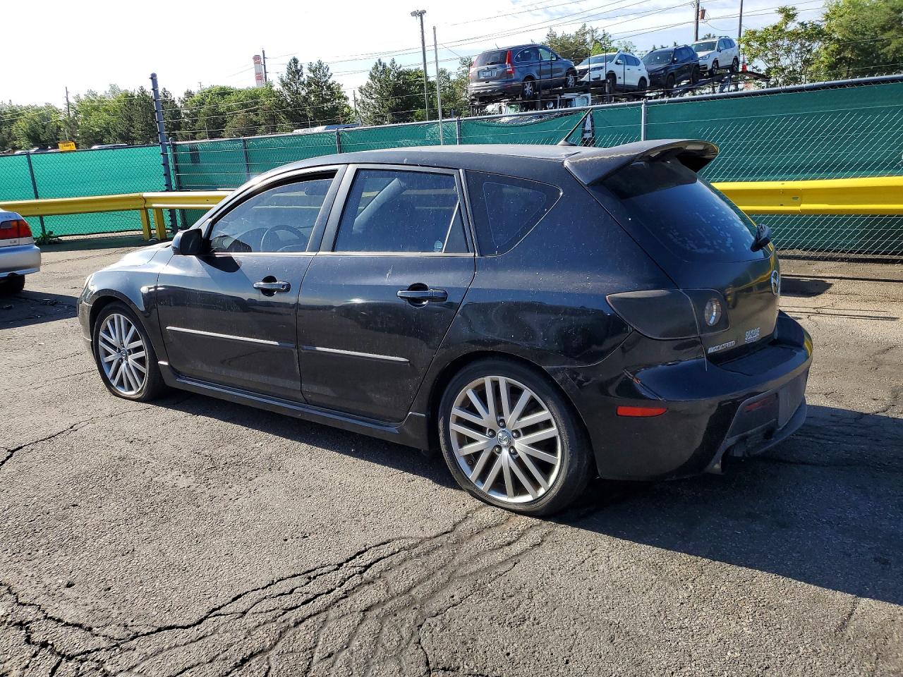 2008 Mazda Mazdaspeed3 Black vin: JM1BK34L581108368