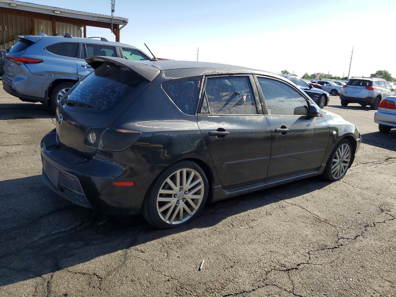 2008 Mazda Mazdaspeed3 Black vin: JM1BK34L581108368
