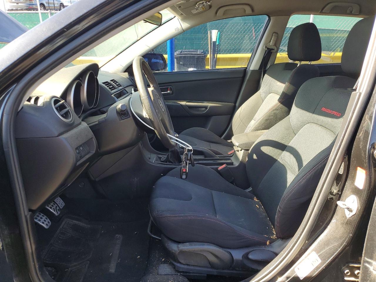 2008 Mazda Mazdaspeed3 Black vin: JM1BK34L581108368