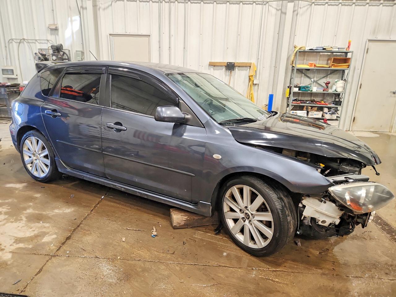2008 Mazda Speed 3 Gray vin: JM1BK34L681123980