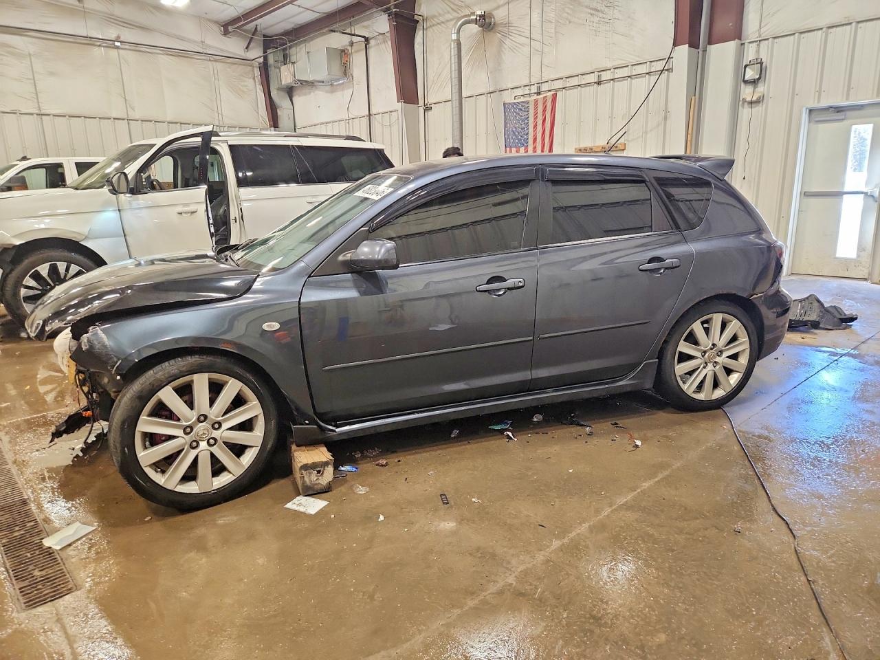 2008 Mazda Speed 3 Gray vin: JM1BK34L681123980