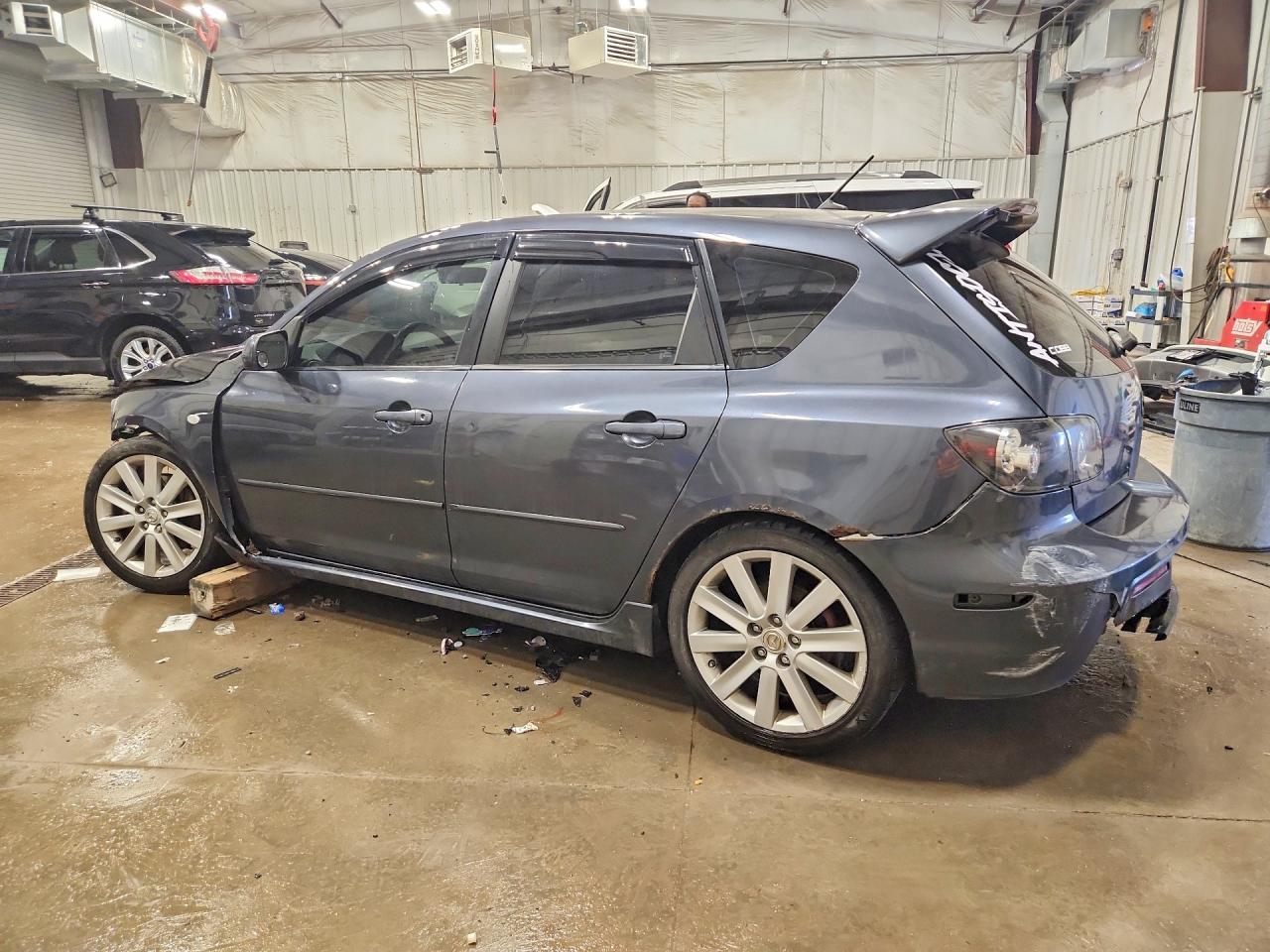 2008 Mazda Speed 3 Gray vin: JM1BK34L681123980