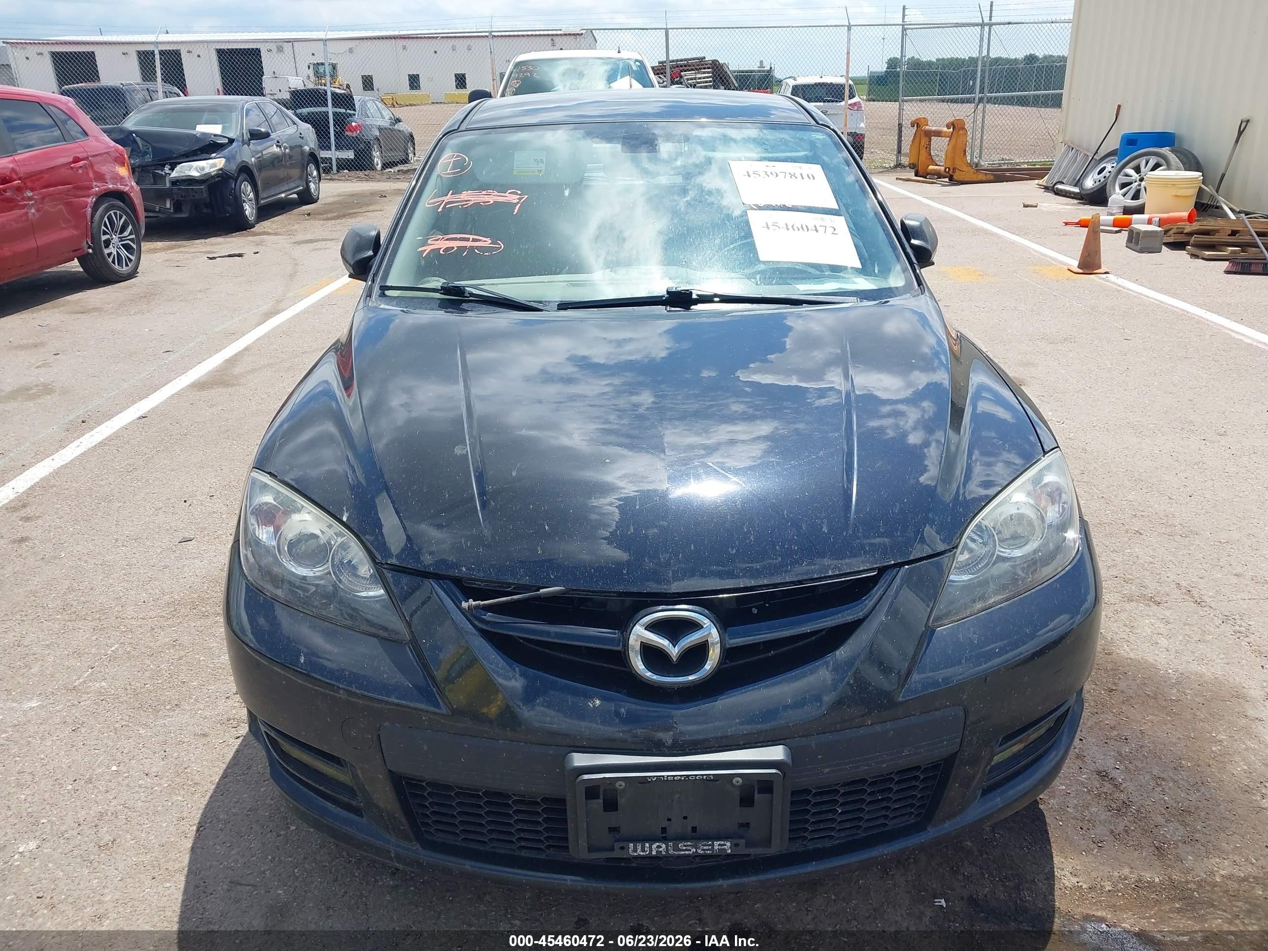 2008 Mazda Mazdaspeed3 Grand Touring Black vin: JM1BK34L681874321
