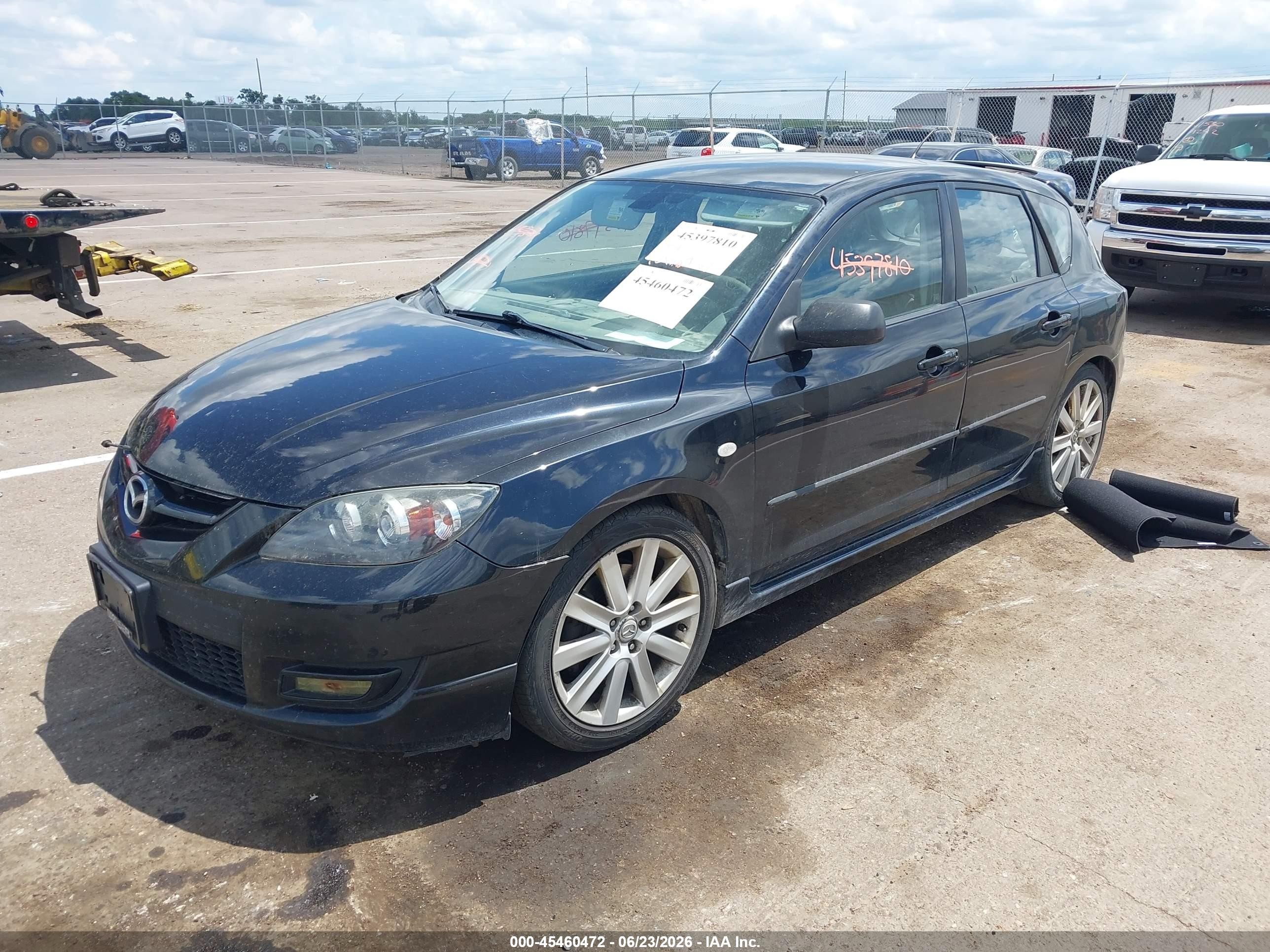 2008 Mazda Mazdaspeed3 Grand Touring Black vin: JM1BK34L681874321