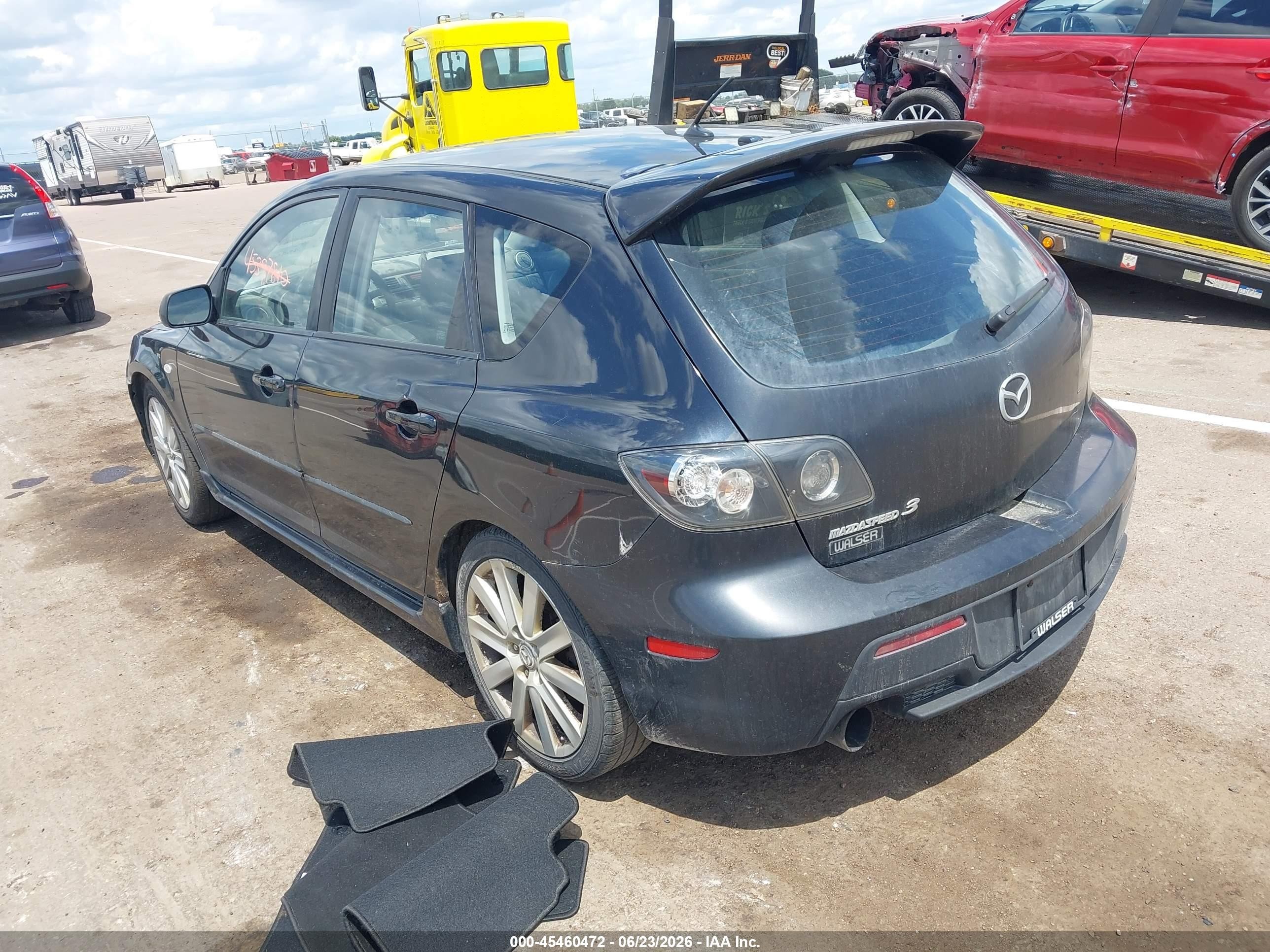 2008 Mazda Mazdaspeed3 Grand Touring Black vin: JM1BK34L681874321