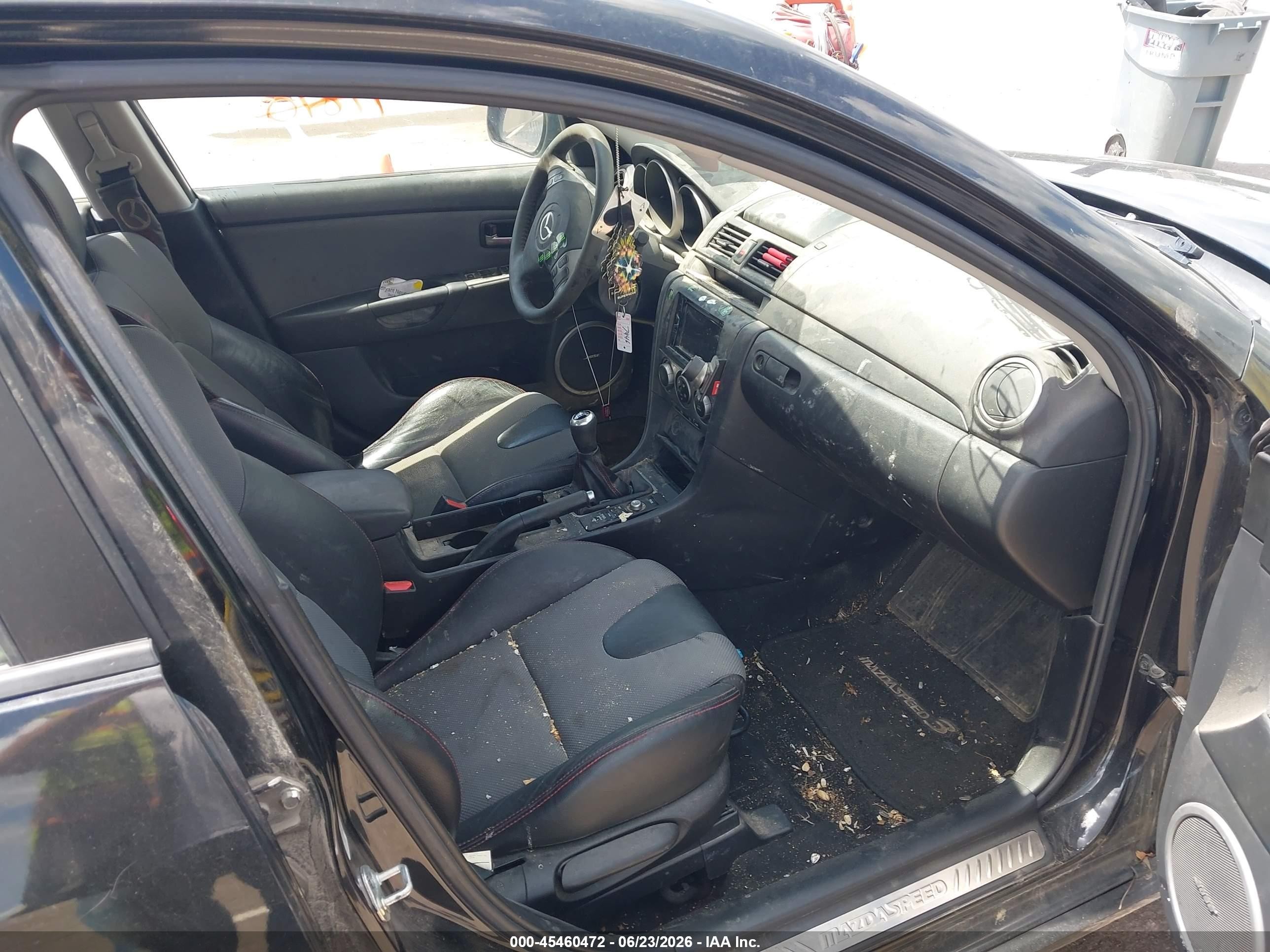 2008 Mazda Mazdaspeed3 Grand Touring Black vin: JM1BK34L681874321