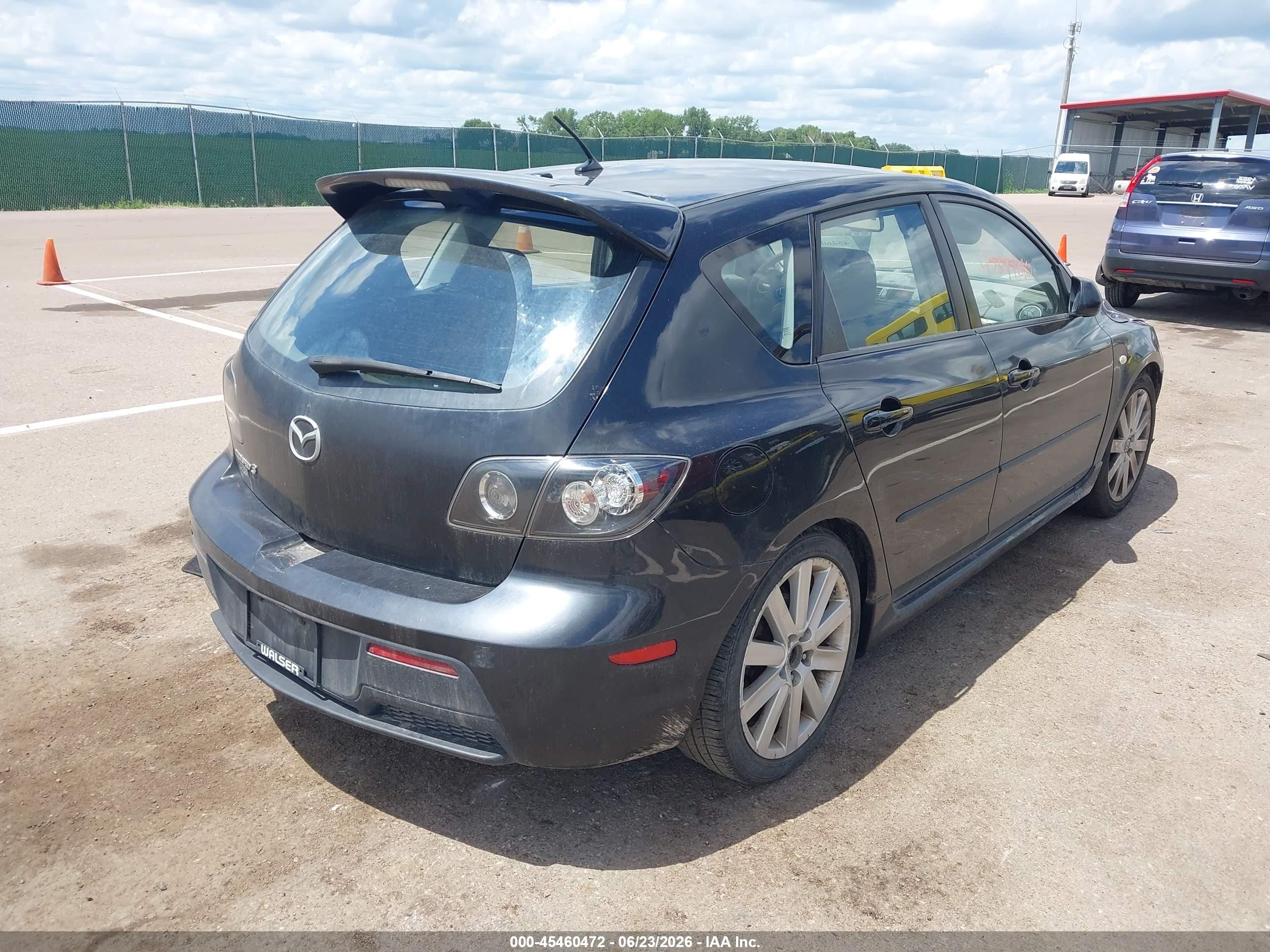 2008 Mazda Mazdaspeed3 Grand Touring Black vin: JM1BK34L681874321
