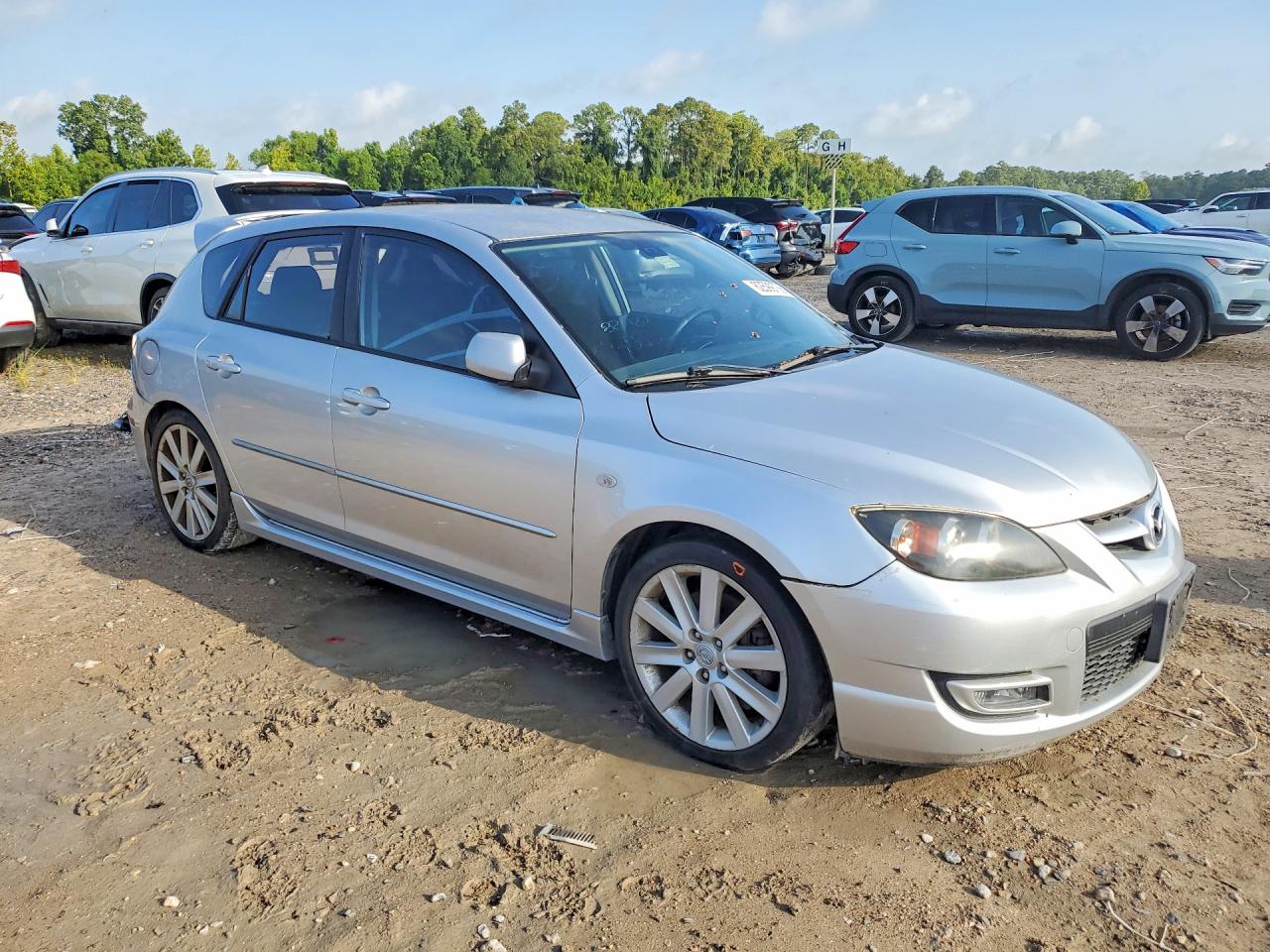 2008 Mazda Speed 3 Silver vin: JM1BK34L781778309