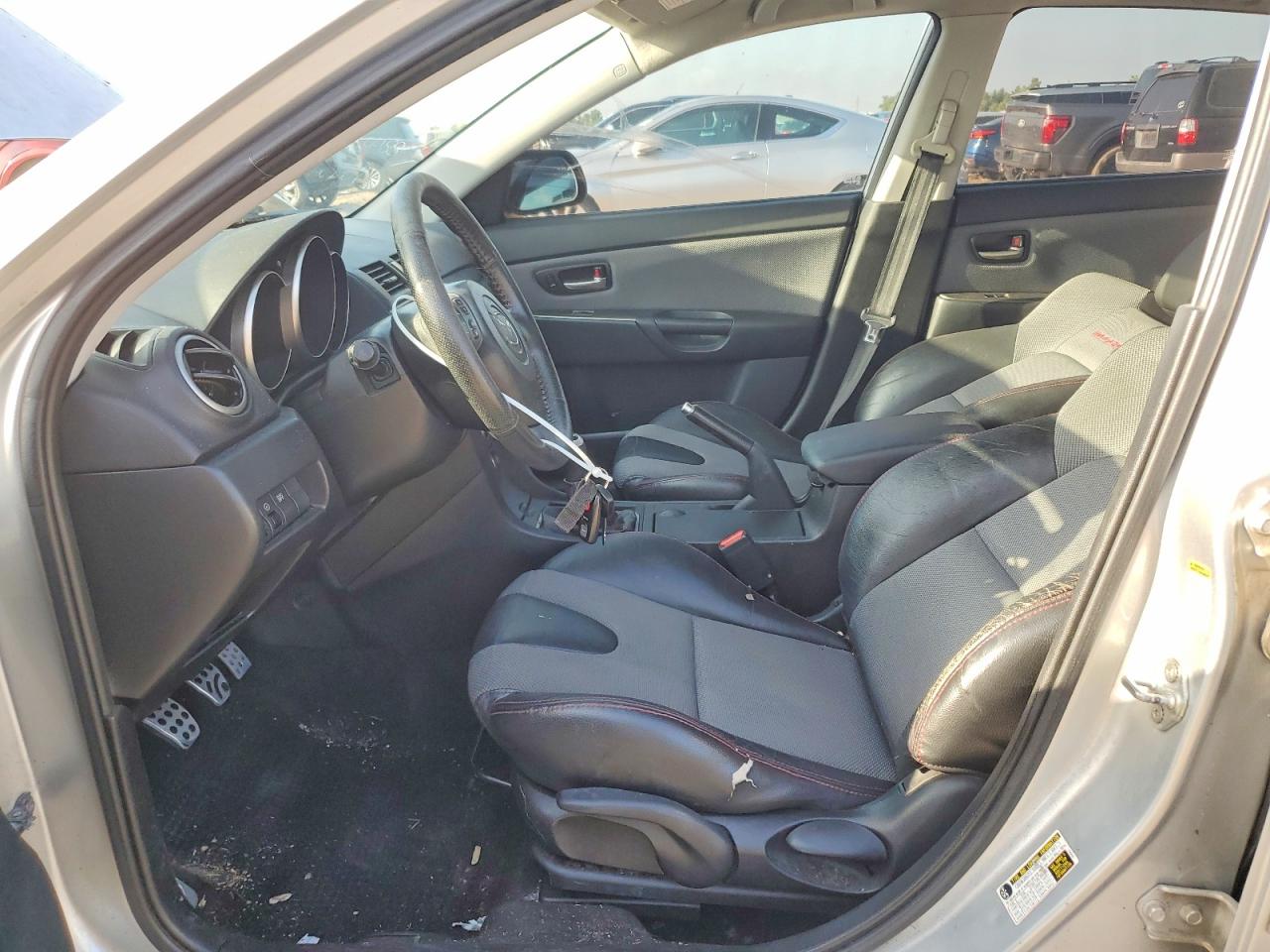 2008 Mazda Speed 3 Silver vin: JM1BK34L781778309