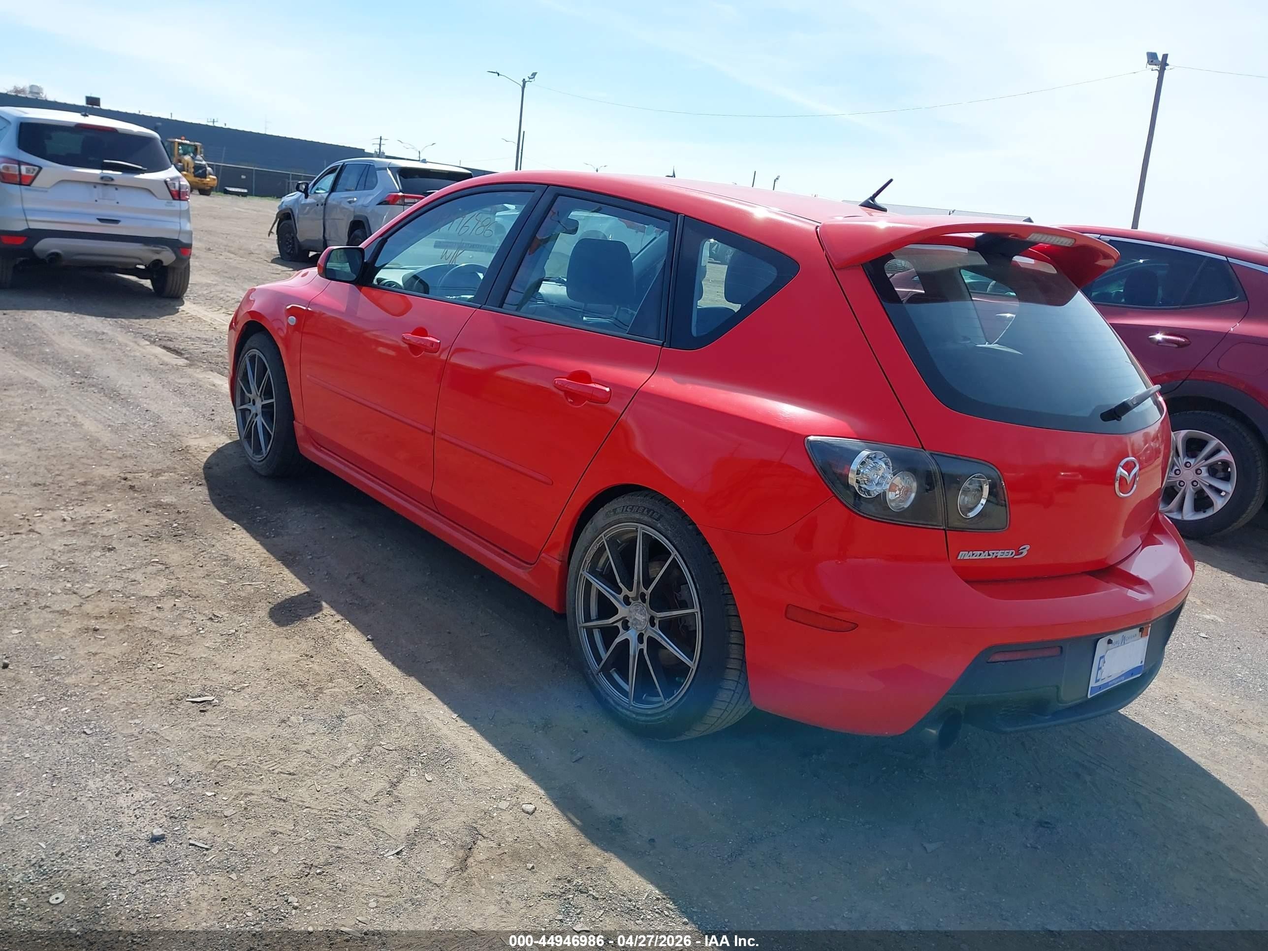 2009 Mazda Mazdaspeed3 Grand Touring Red vin: JM1BK34L791239089