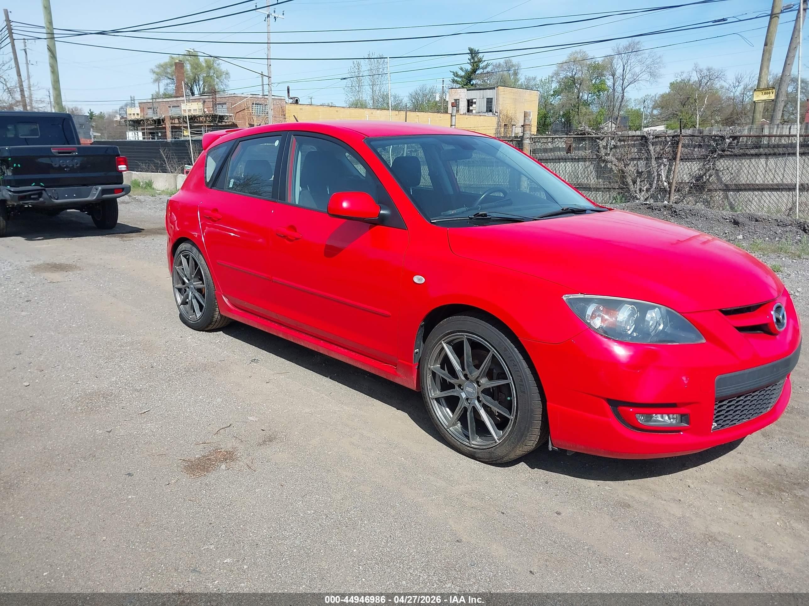 2009 Mazda Mazdaspeed3 Grand Touring Red vin: JM1BK34L791239089