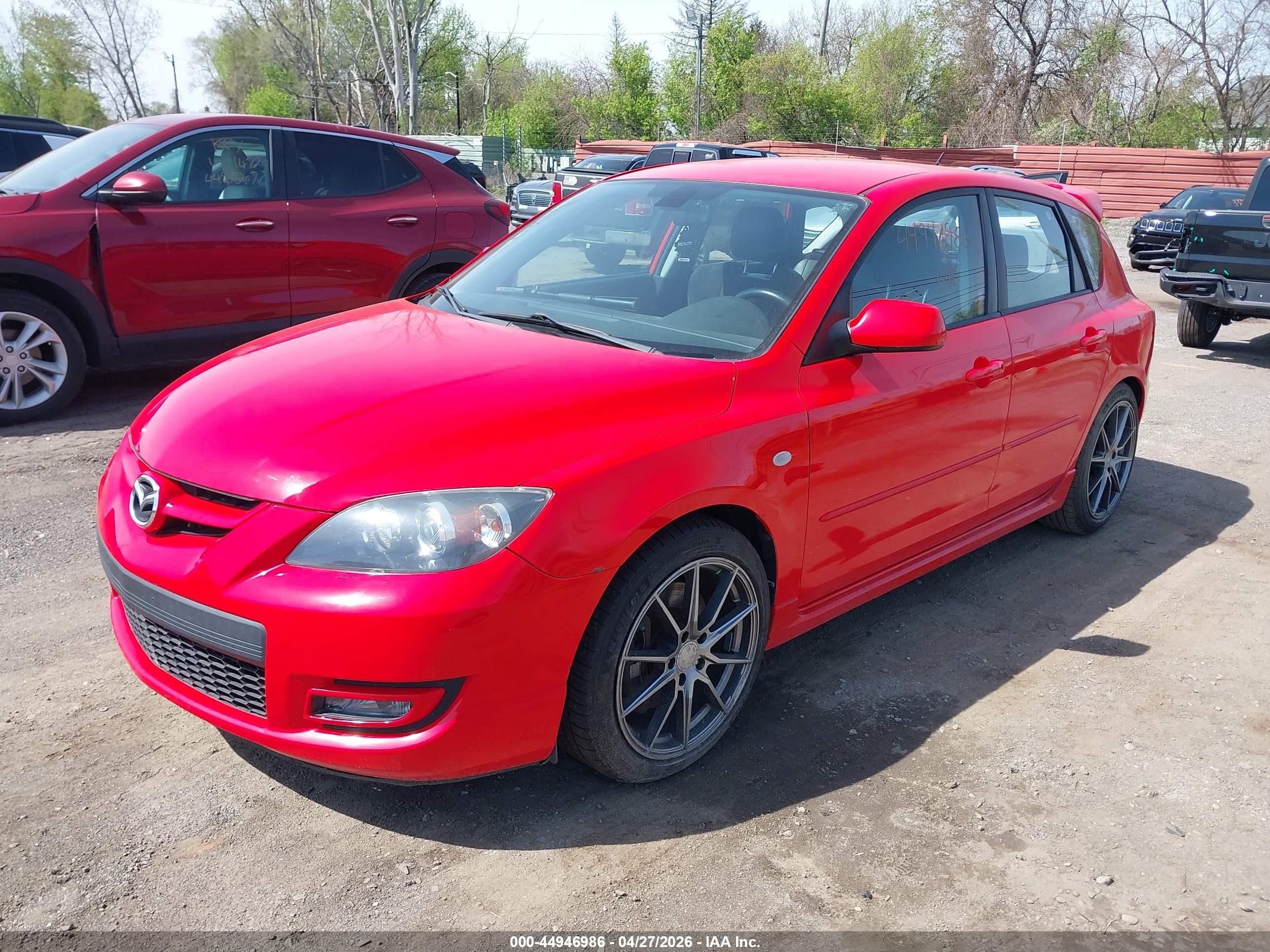 2009 Mazda Mazdaspeed3 Grand Touring Red vin: JM1BK34L791239089