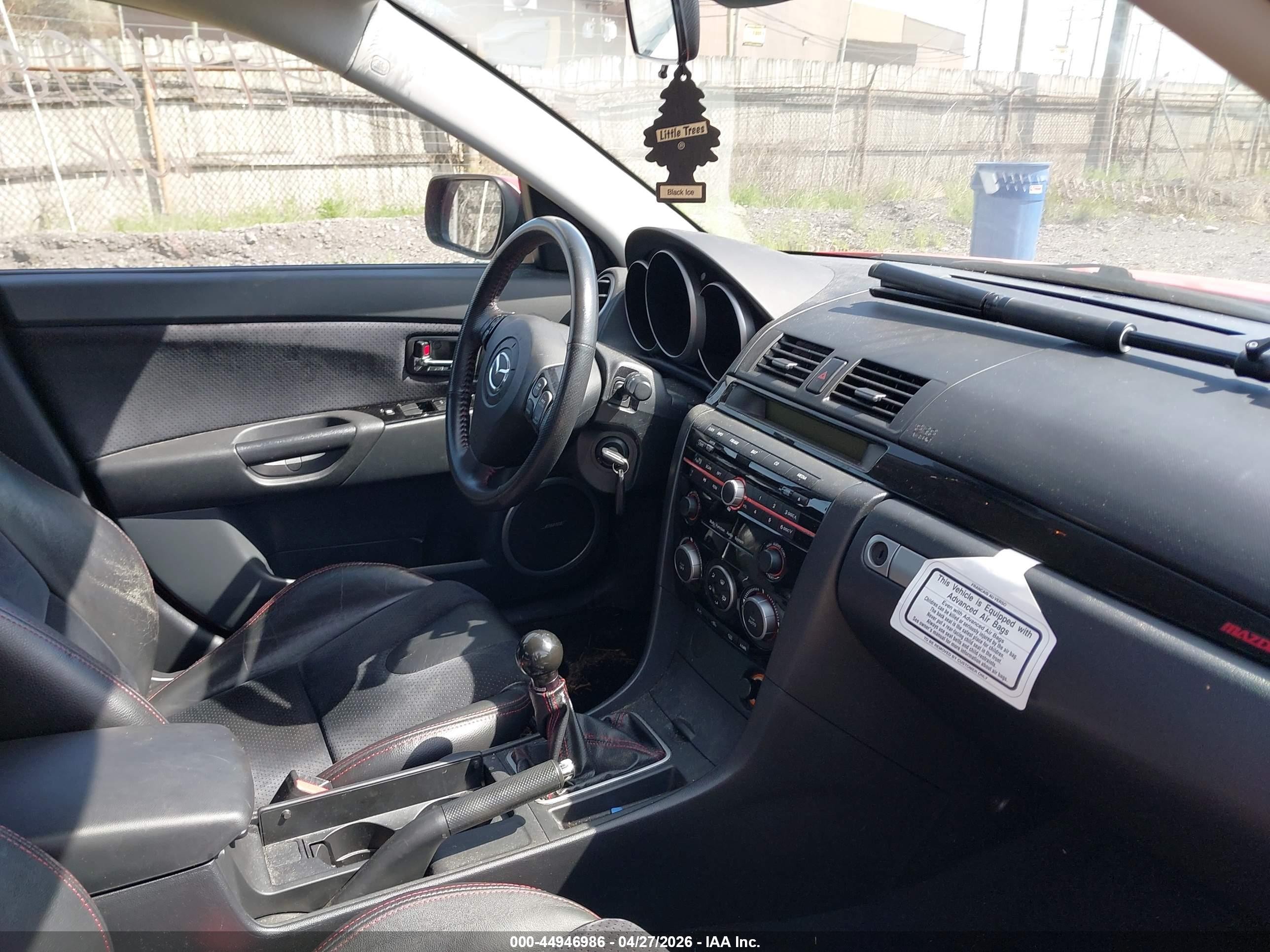 2009 Mazda Mazdaspeed3 Grand Touring Red vin: JM1BK34L791239089