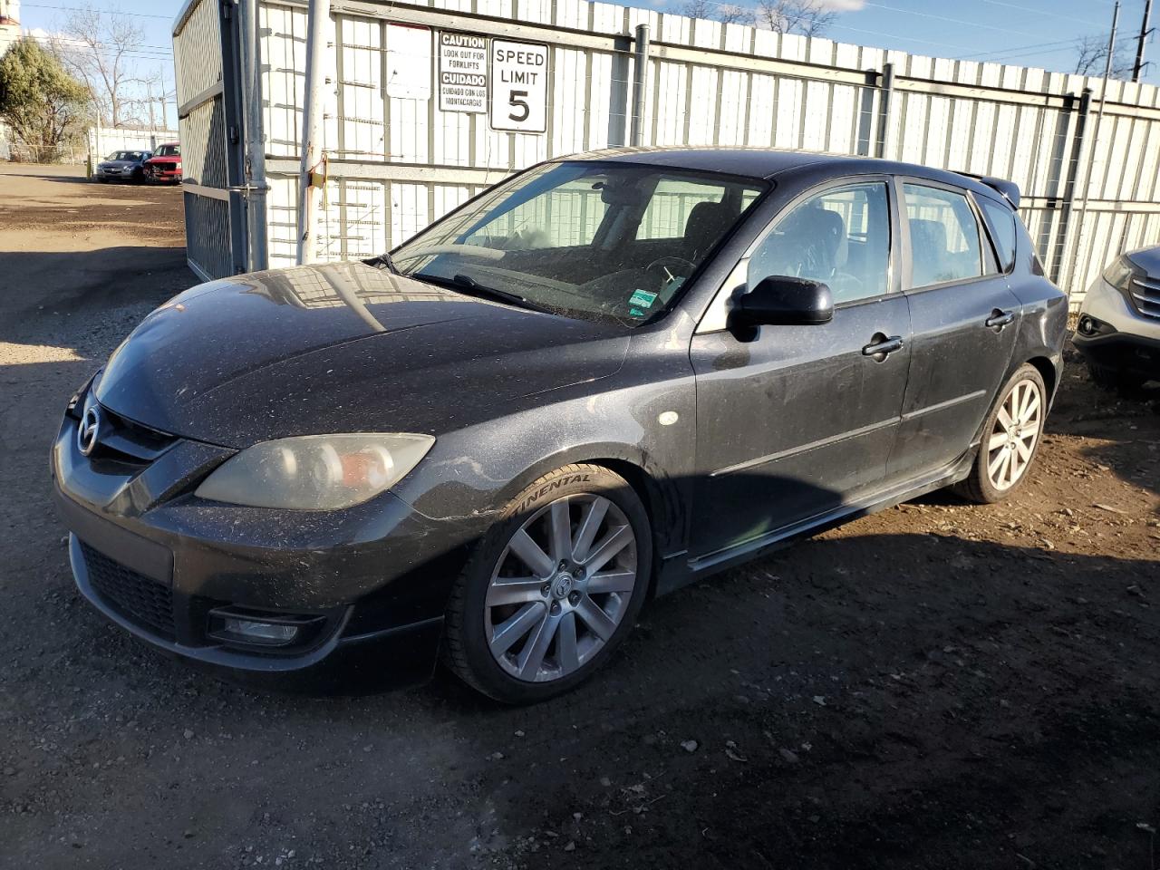 2008 Mazda Speed 3 Black vin: JM1BK34L881147505
