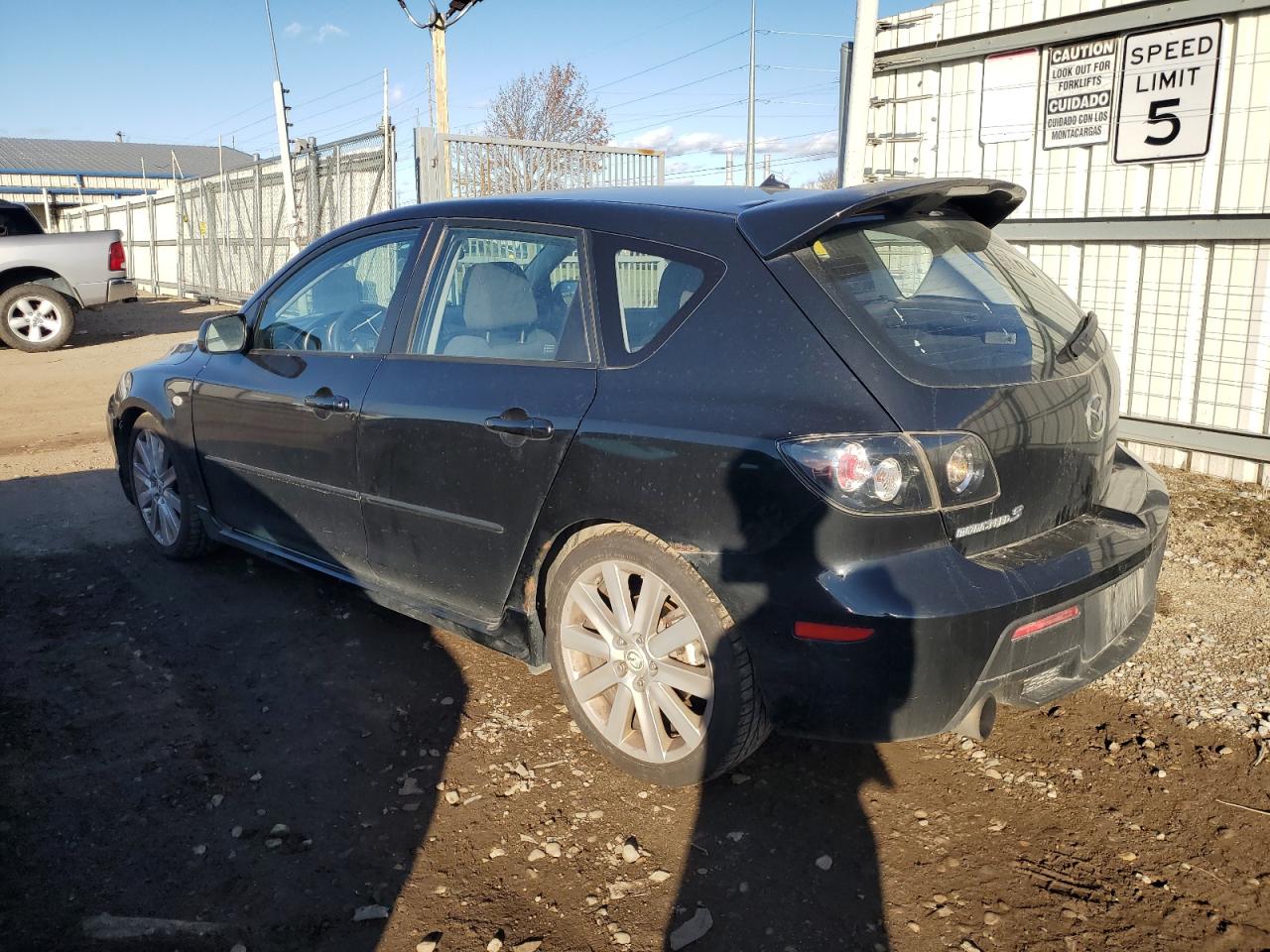 2008 Mazda Speed 3 Black vin: JM1BK34L881147505