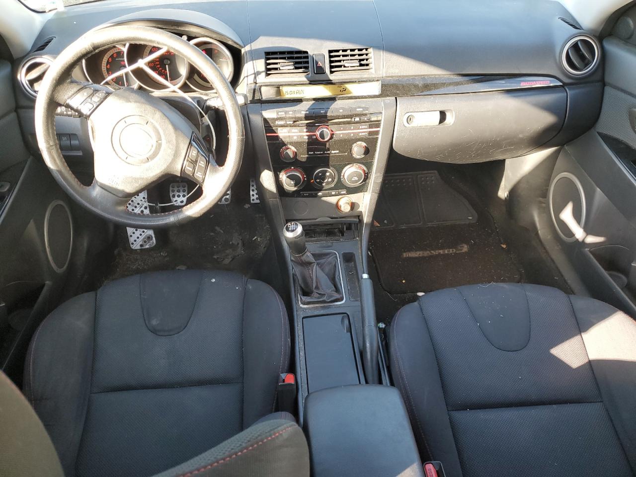 2008 Mazda Speed 3 Black vin: JM1BK34L881147505