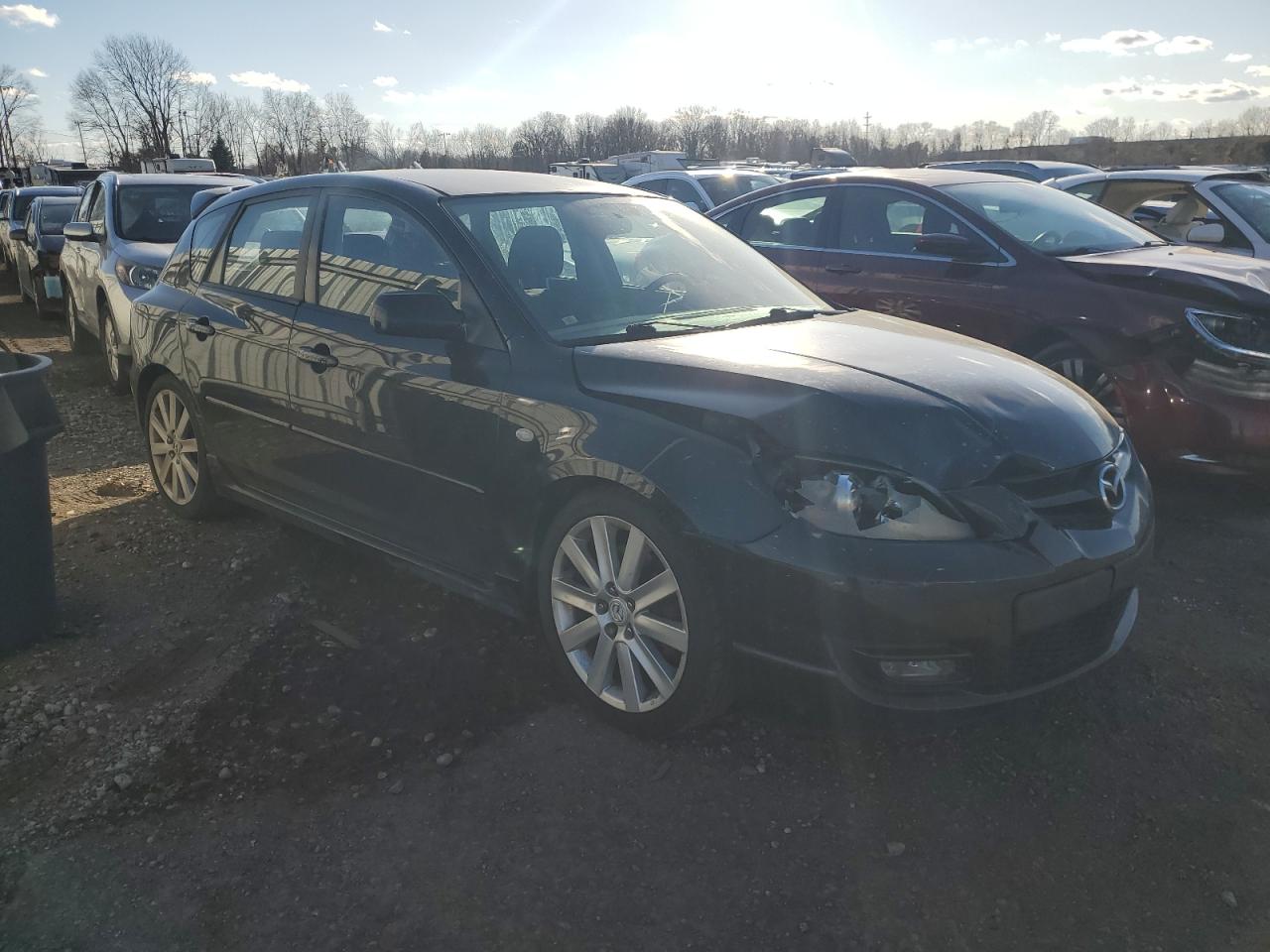2008 Mazda Speed 3 Black vin: JM1BK34L881147505