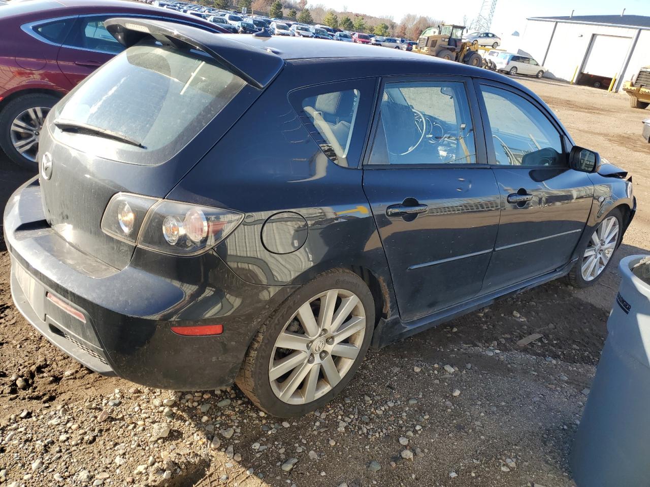 2008 Mazda Speed 3 Black vin: JM1BK34L881147505