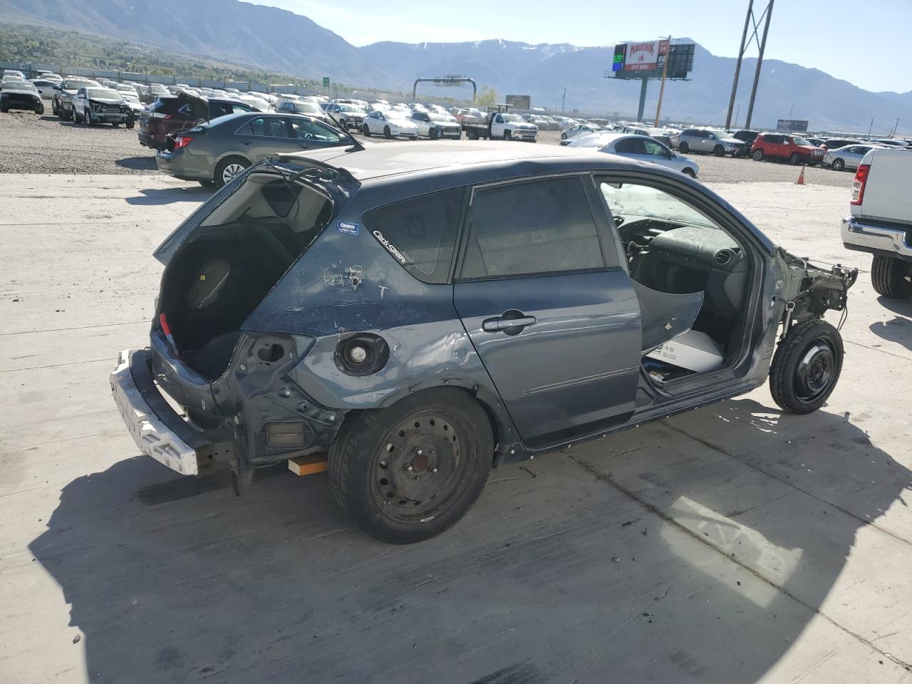 2008 Mazda Speed 3 Blue vin: JM1BK34L981132950