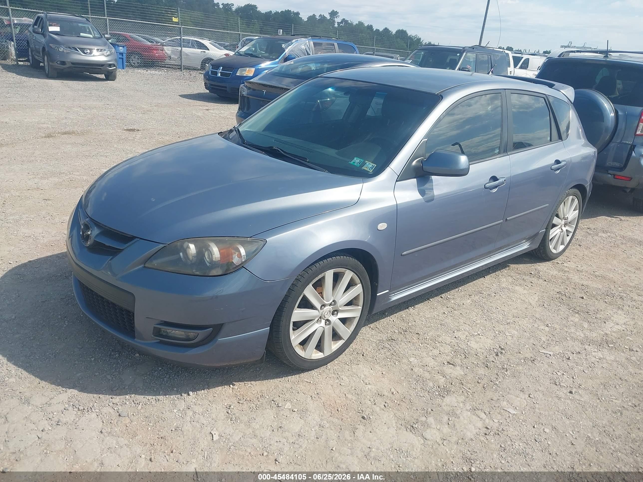 2007 Mazda Mazdaspeed3 Sport Blue vin: JM1BK34LX71756125