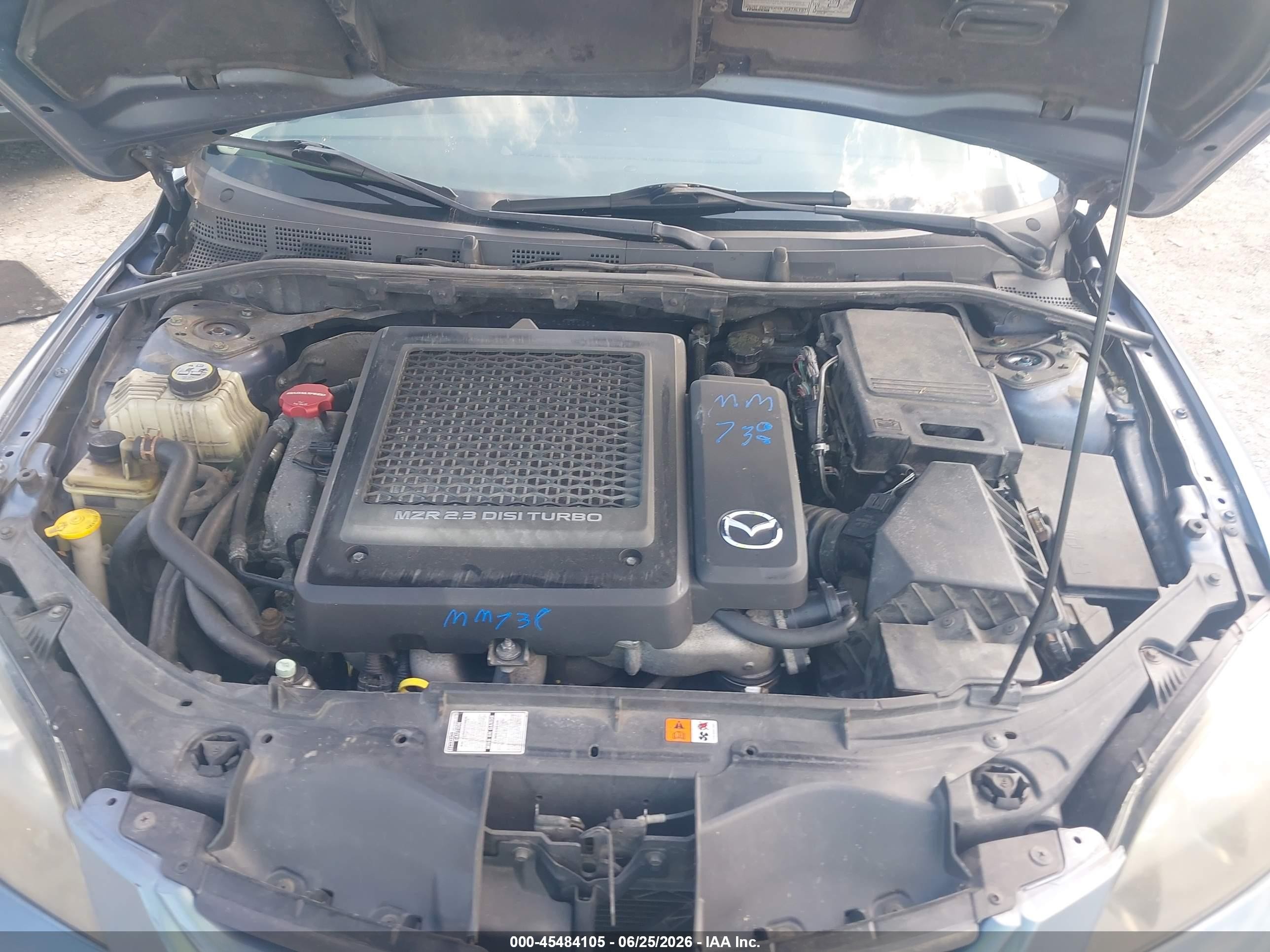 2007 Mazda Mazdaspeed3 Sport Blue vin: JM1BK34LX71756125