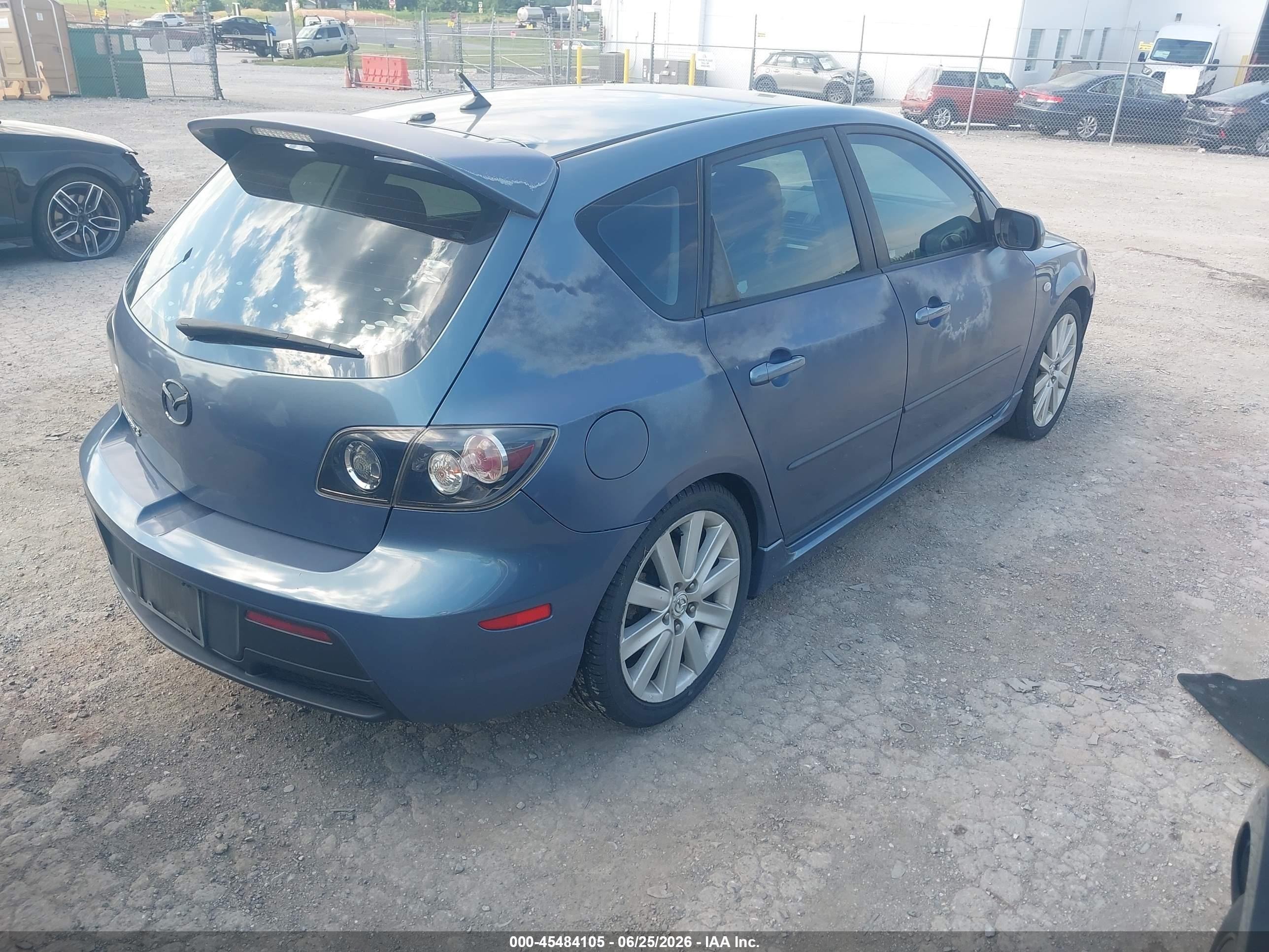 2007 Mazda Mazdaspeed3 Sport Blue vin: JM1BK34LX71756125