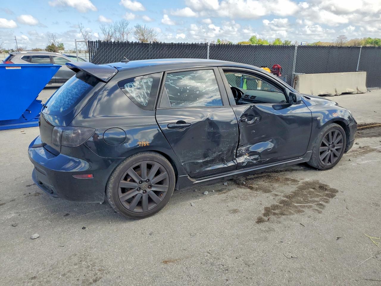 2008 Mazda Speed 3 Black vin: JM1BK34LX81148865