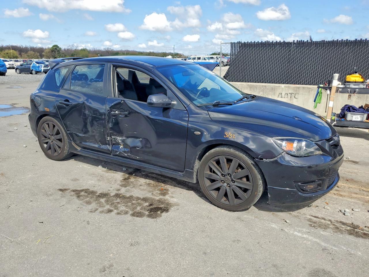2008 Mazda Speed 3 Black vin: JM1BK34LX81148865