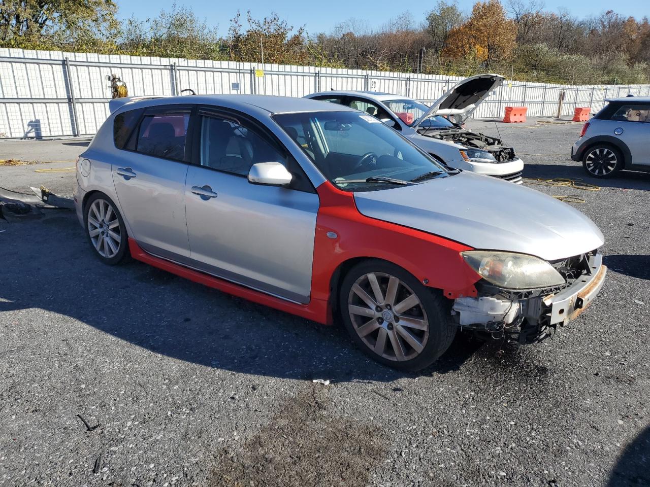 2008 Mazda Speed 3 Серебряный vin: JM1BK34LX81868862