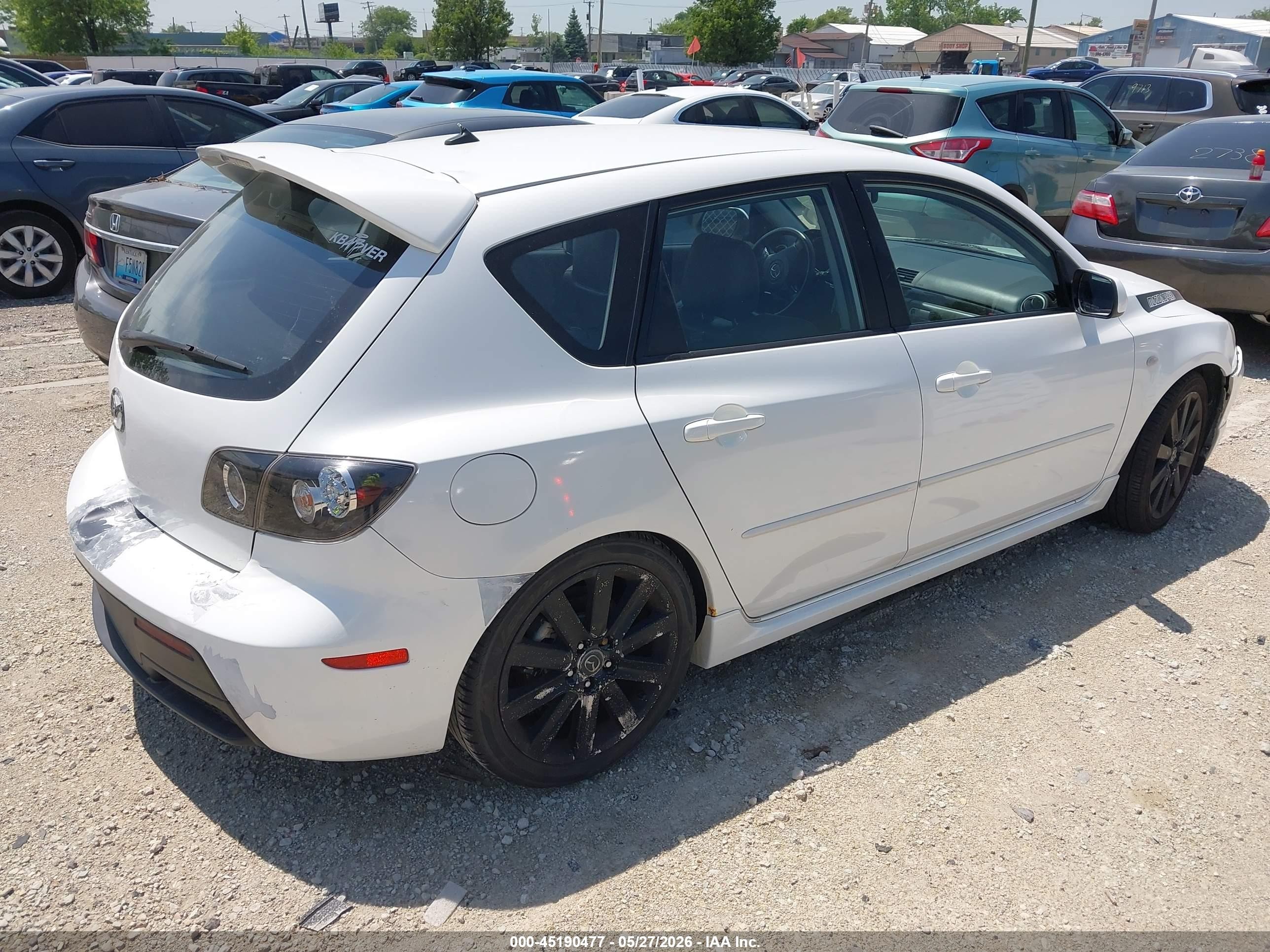 2008 Mazda Mazdaspeed3 Grand Touring White vin: JM1BK34M081122753