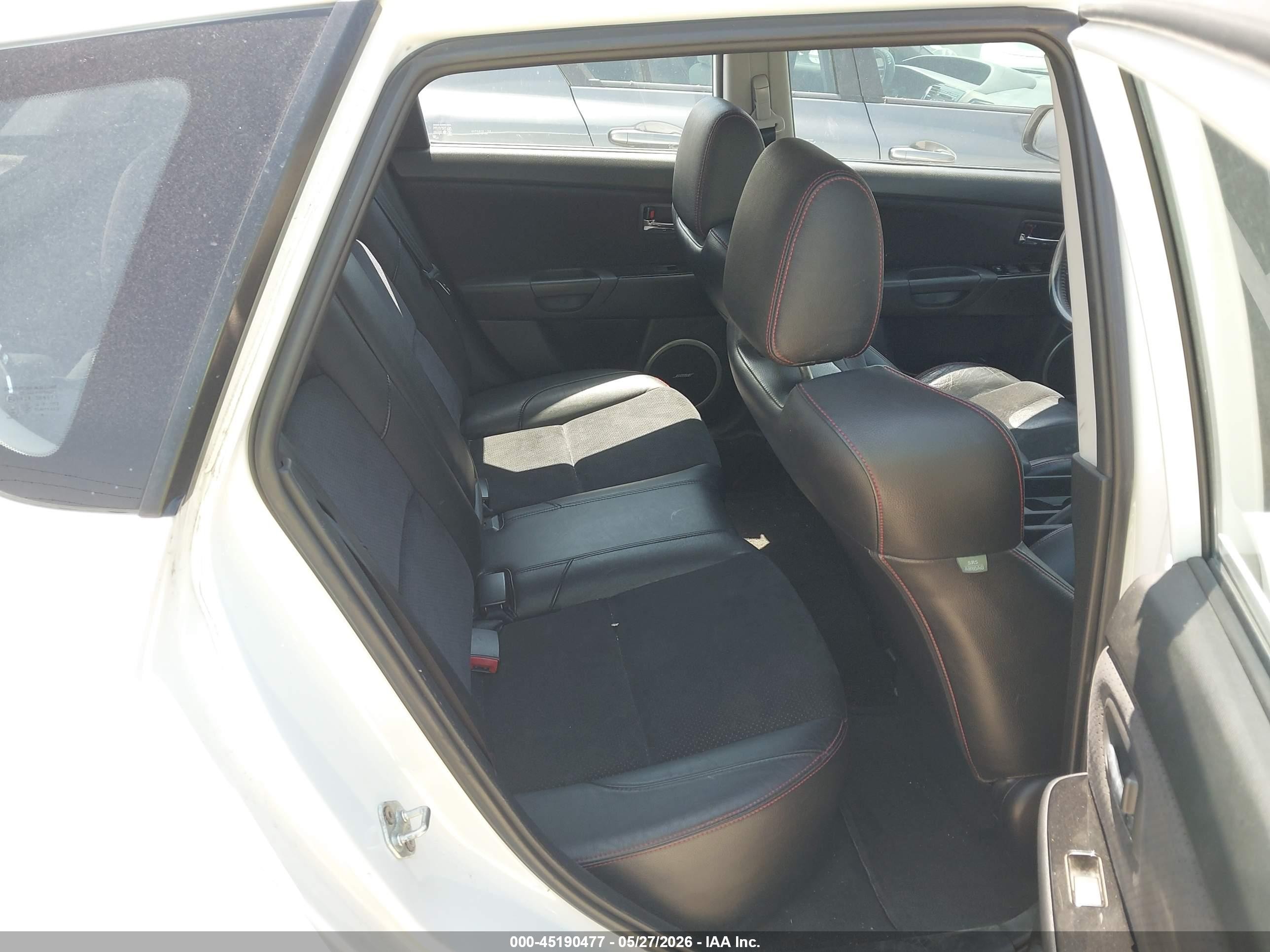 2008 Mazda Mazdaspeed3 Grand Touring White vin: JM1BK34M081122753