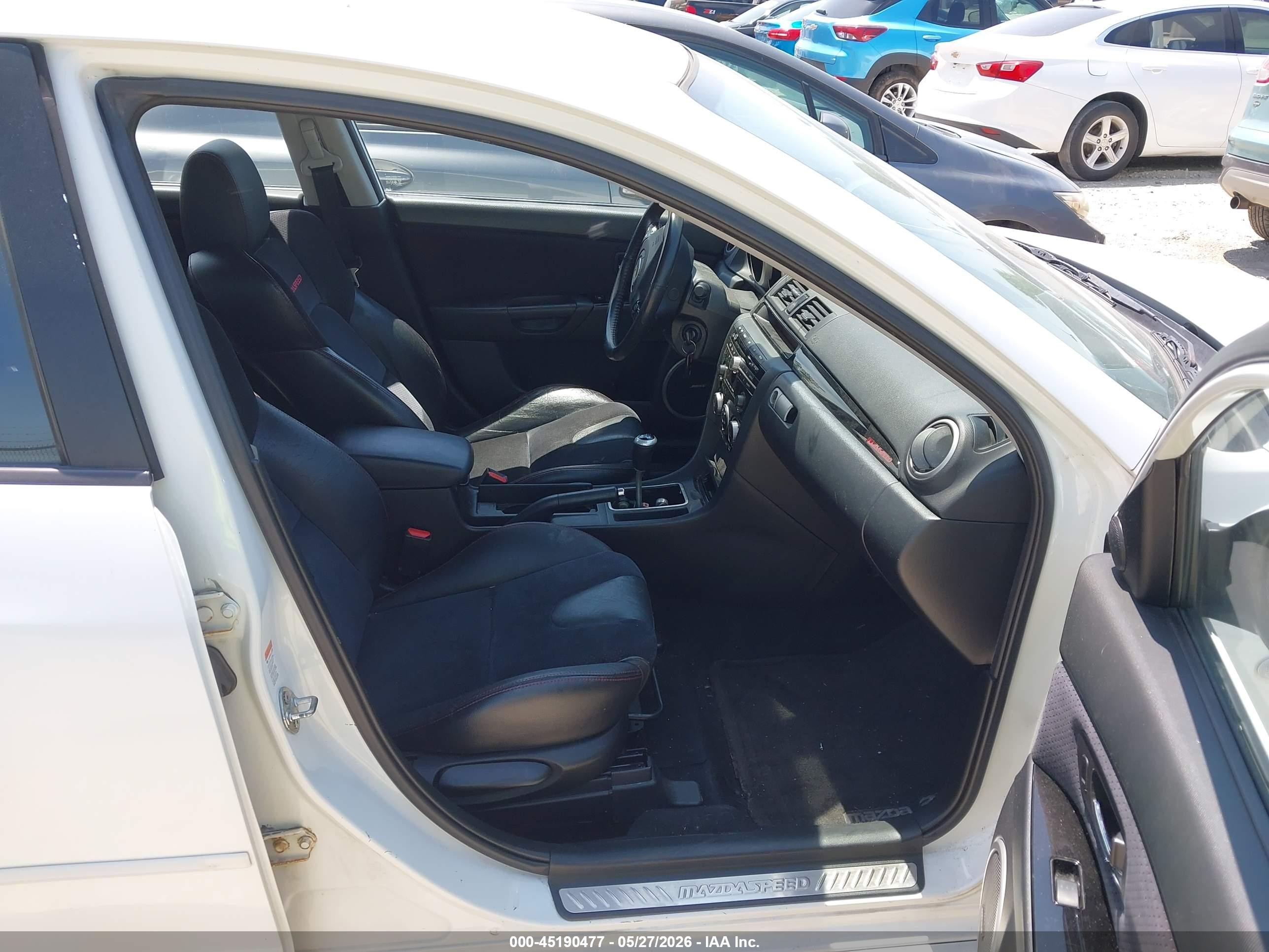 2008 Mazda Mazdaspeed3 Grand Touring White vin: JM1BK34M081122753