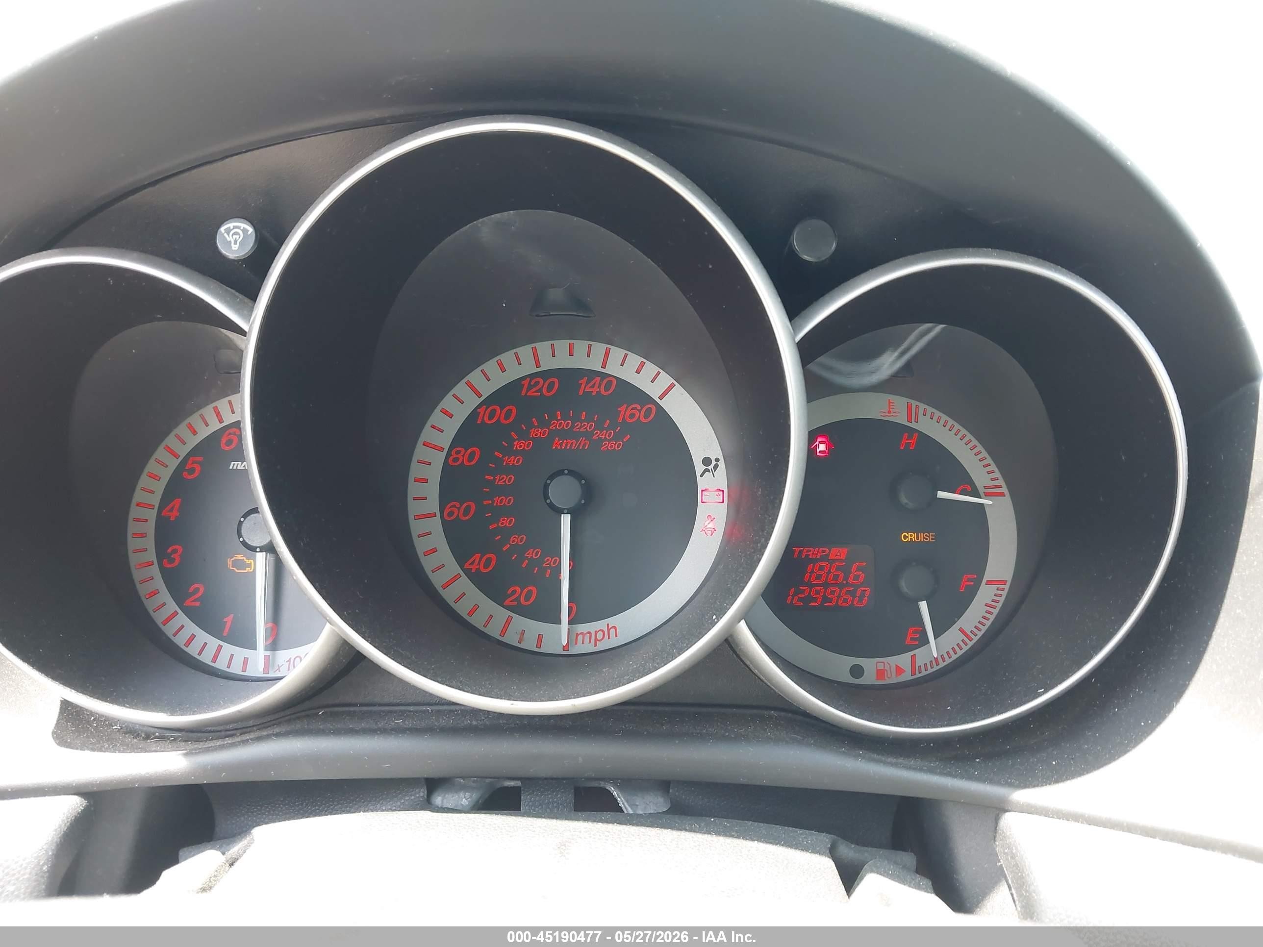 2008 Mazda Mazdaspeed3 Grand Touring White vin: JM1BK34M081122753