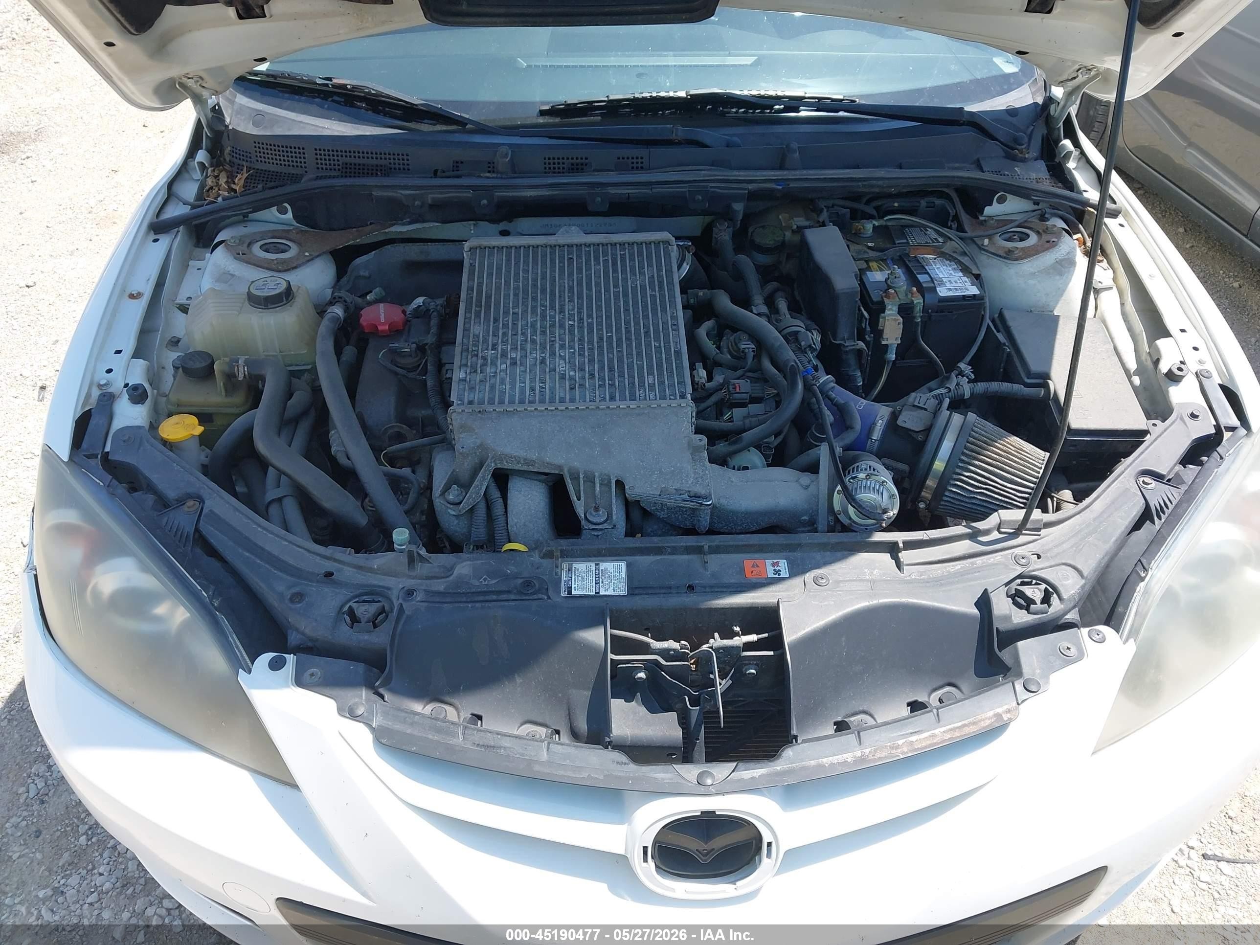 2008 Mazda Mazdaspeed3 Grand Touring White vin: JM1BK34M081122753