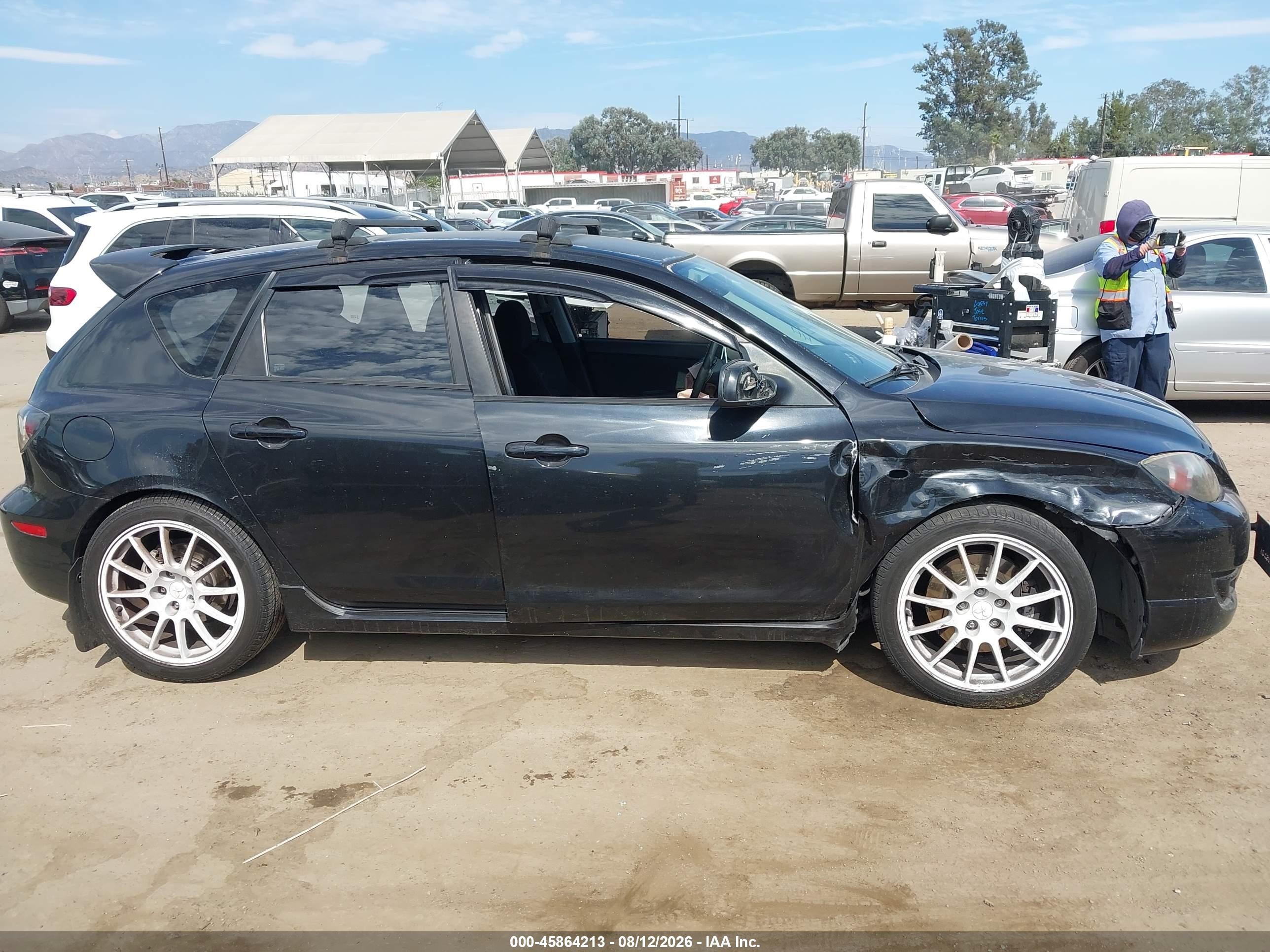 2008 Mazda Mazdaspeed3 Sport Черный vin: JM1BK34M281105730