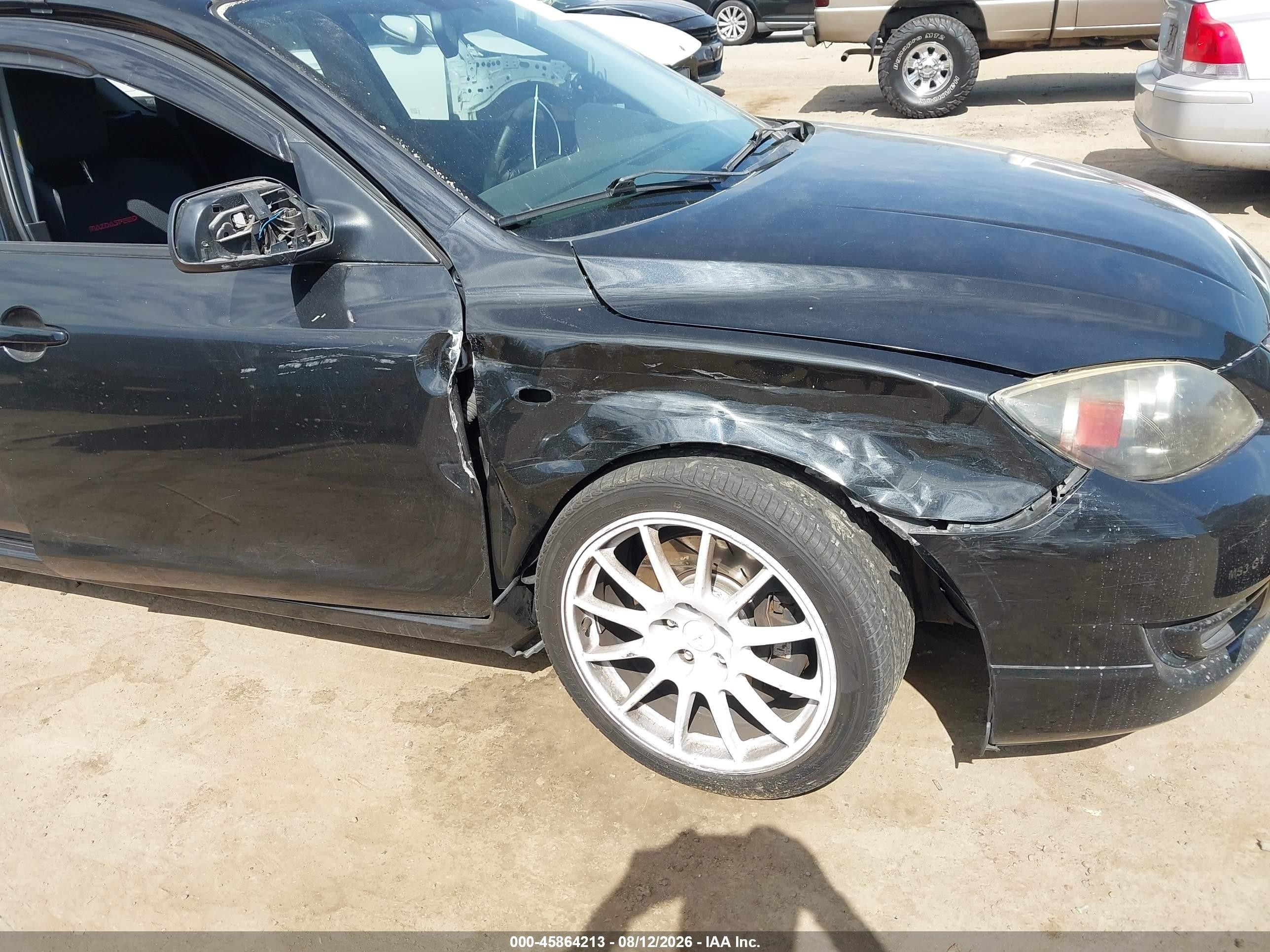 2008 Mazda Mazdaspeed3 Sport Черный vin: JM1BK34M281105730