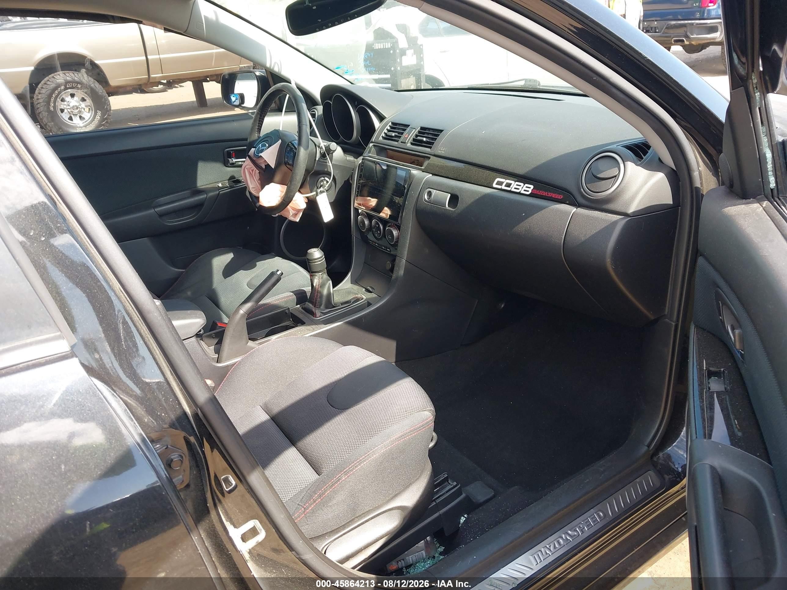 2008 Mazda Mazdaspeed3 Sport Черный vin: JM1BK34M281105730