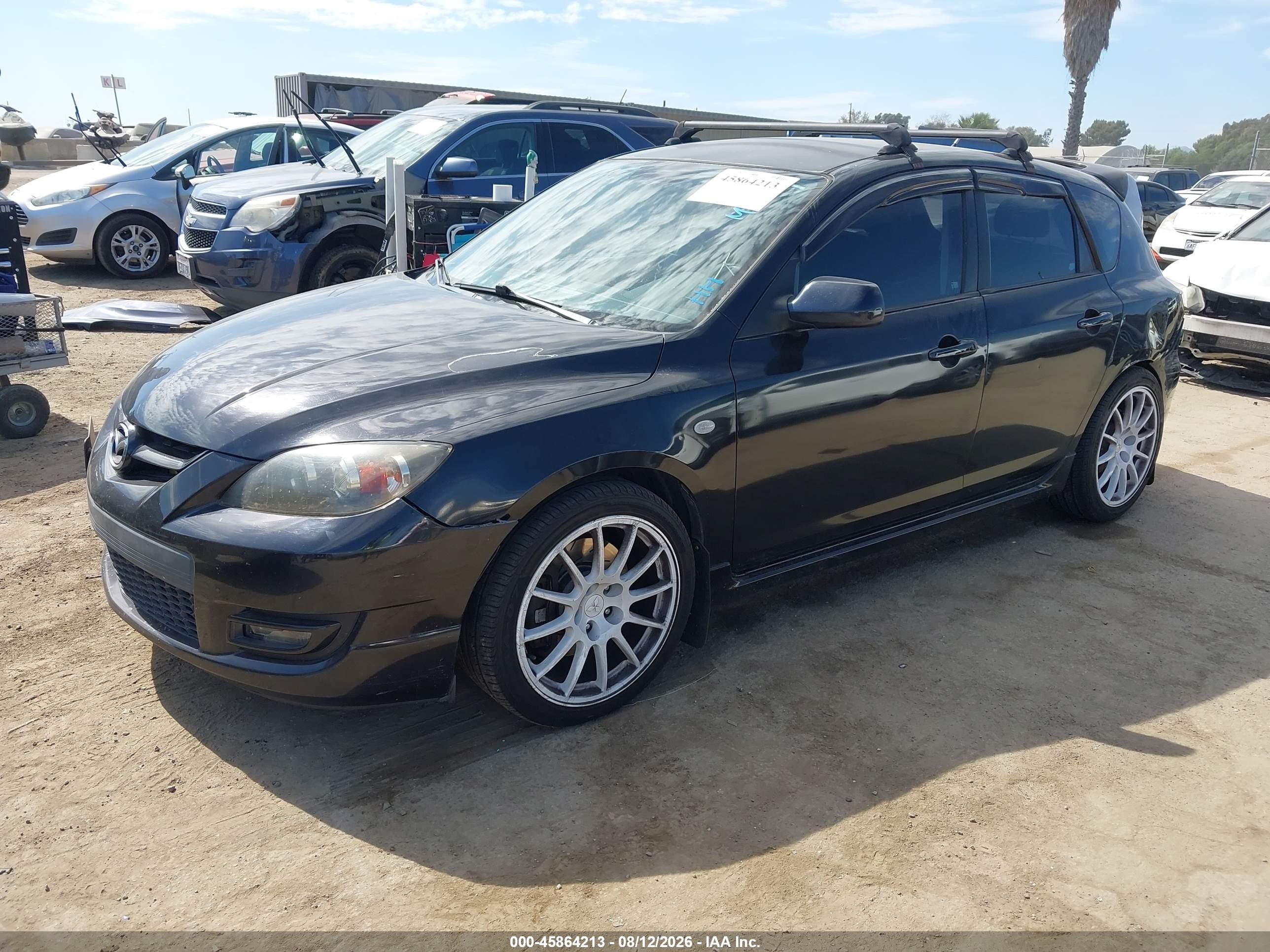 2008 Mazda Mazdaspeed3 Sport Черный vin: JM1BK34M281105730