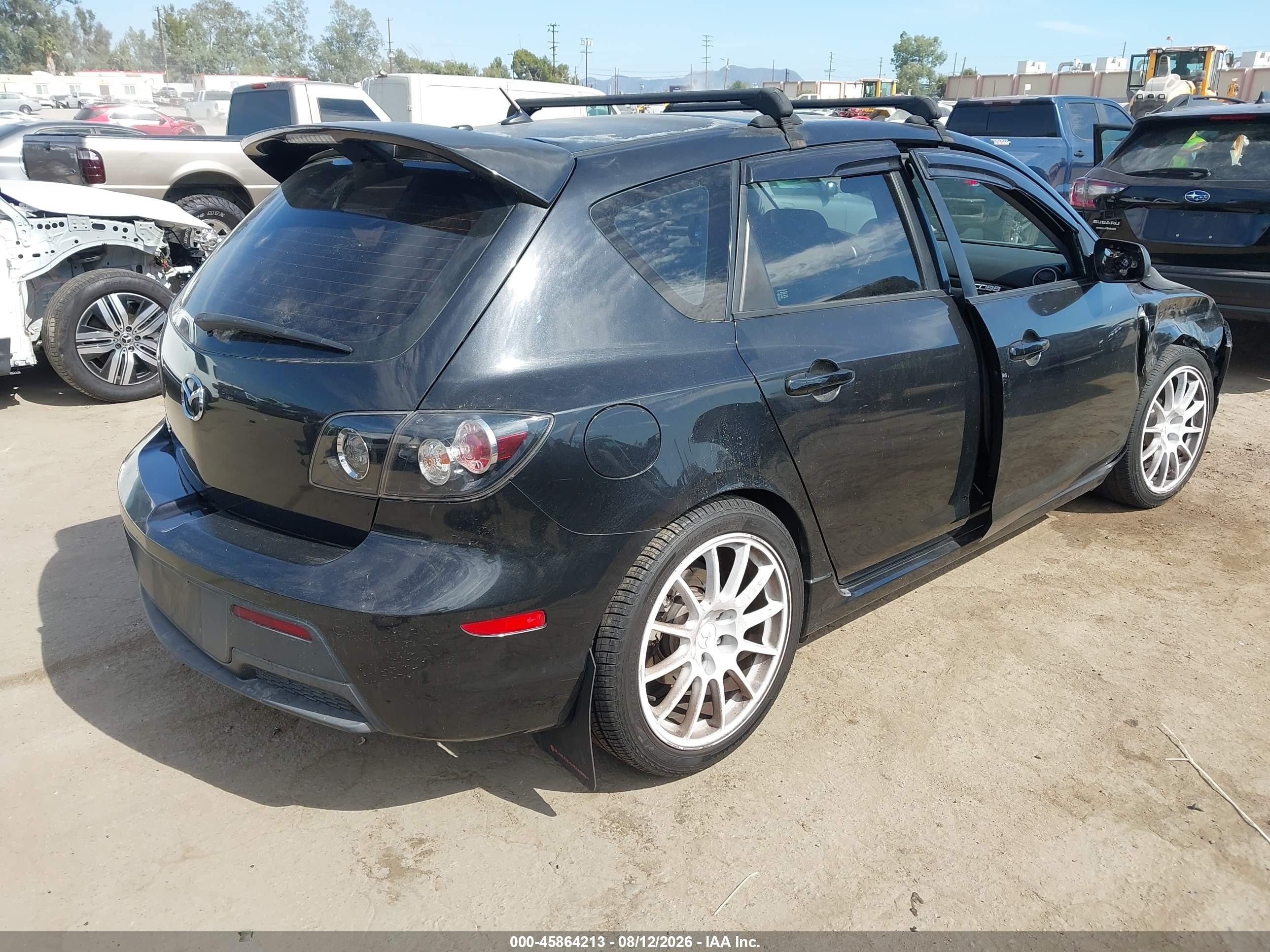 2008 Mazda Mazdaspeed3 Sport Черный vin: JM1BK34M281105730