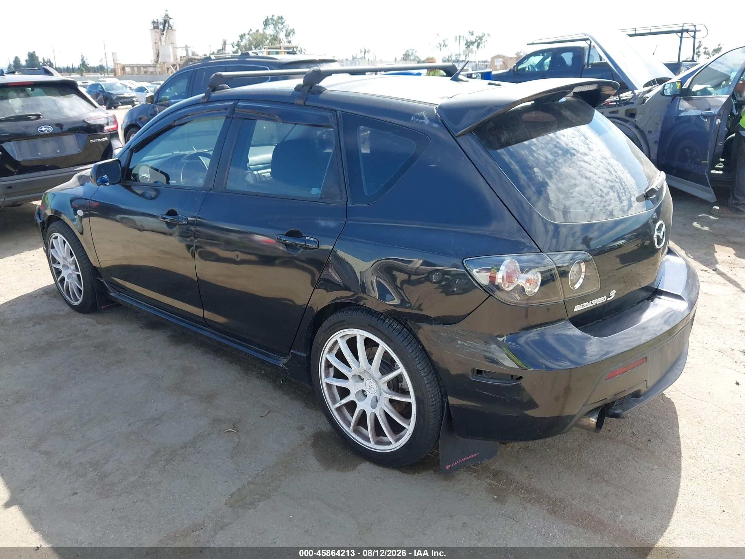 2008 Mazda Mazdaspeed3 Sport Черный vin: JM1BK34M281105730