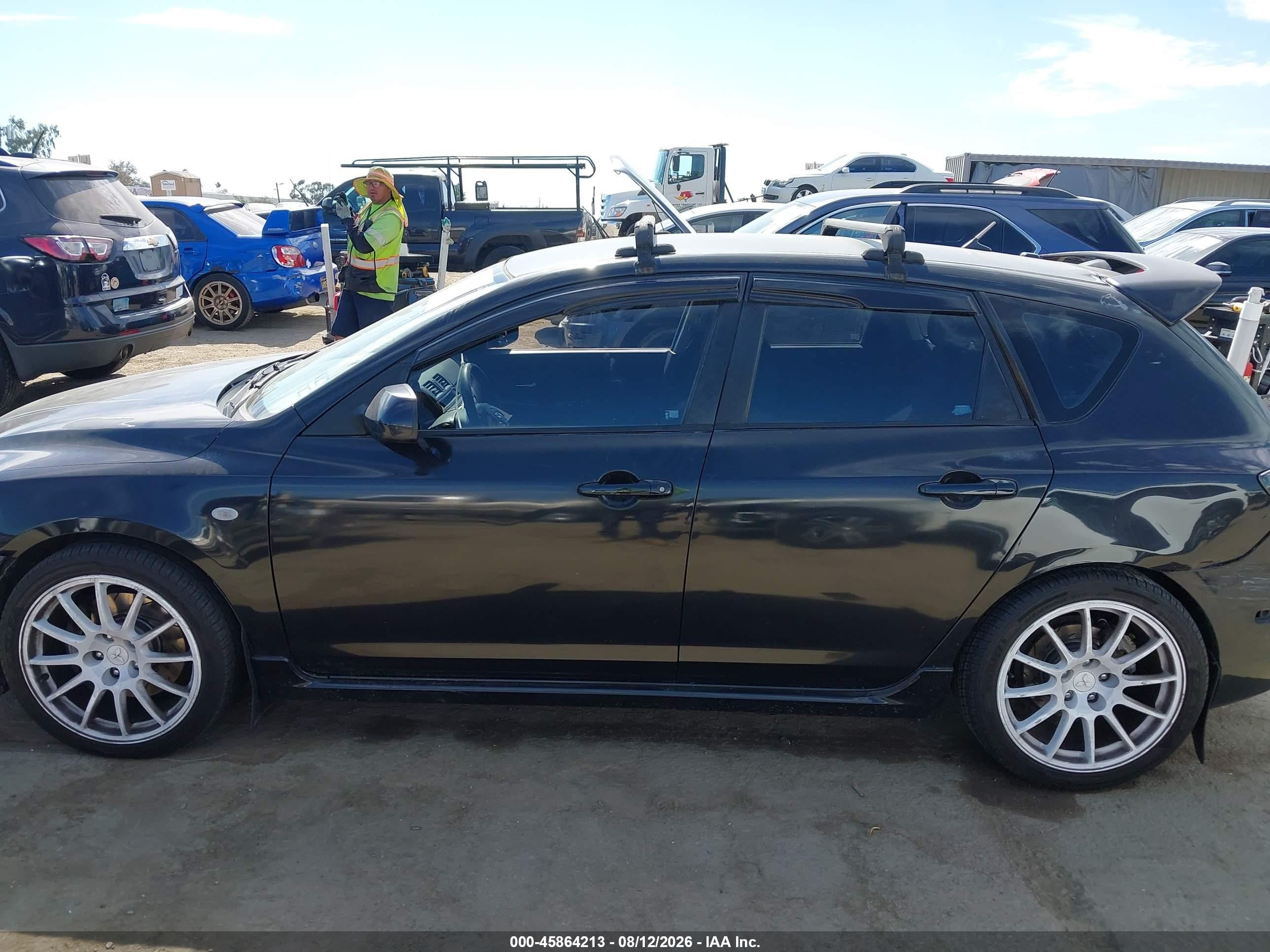 2008 Mazda Mazdaspeed3 Sport Черный vin: JM1BK34M281105730