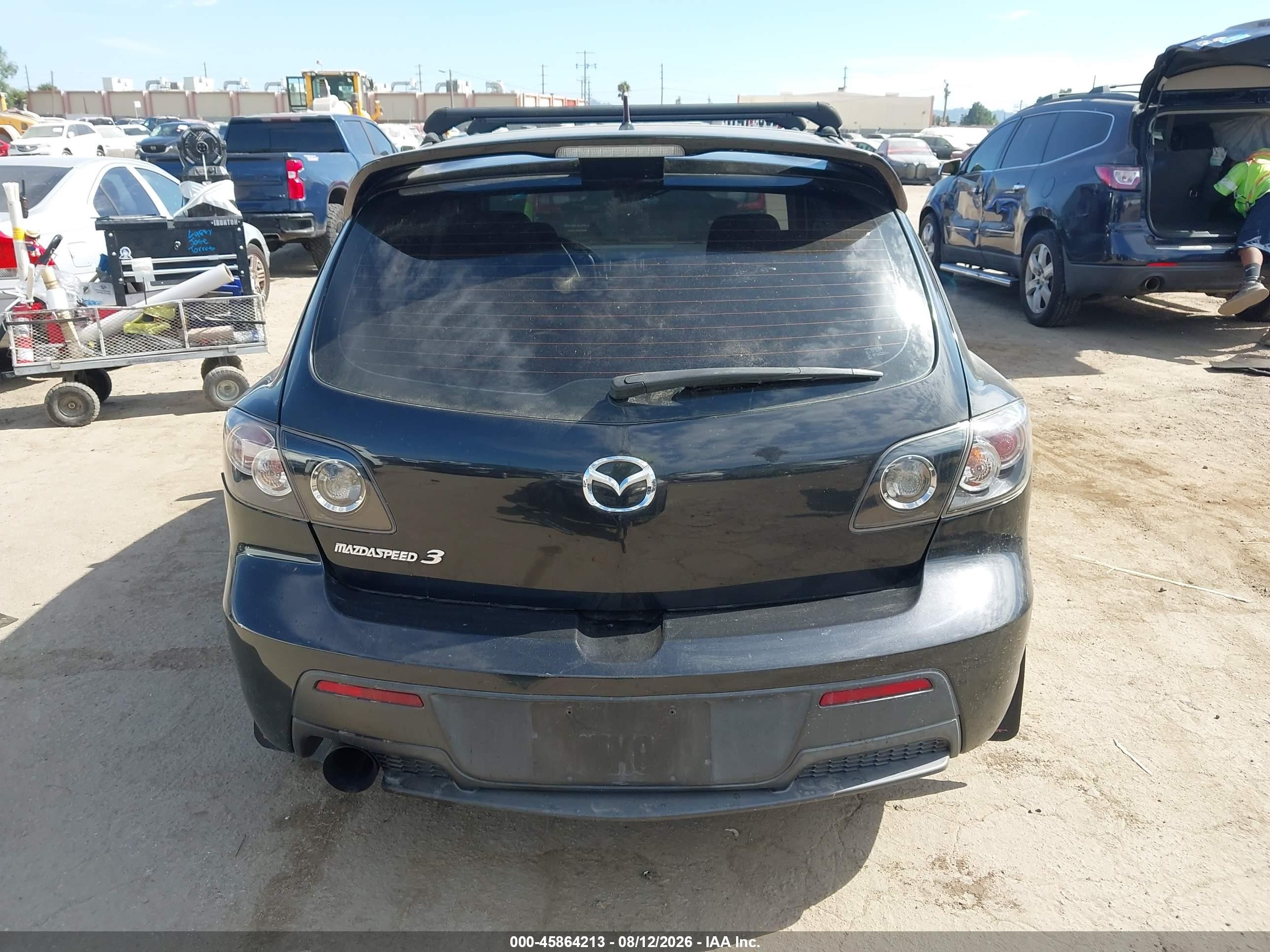 2008 Mazda Mazdaspeed3 Sport Черный vin: JM1BK34M281105730
